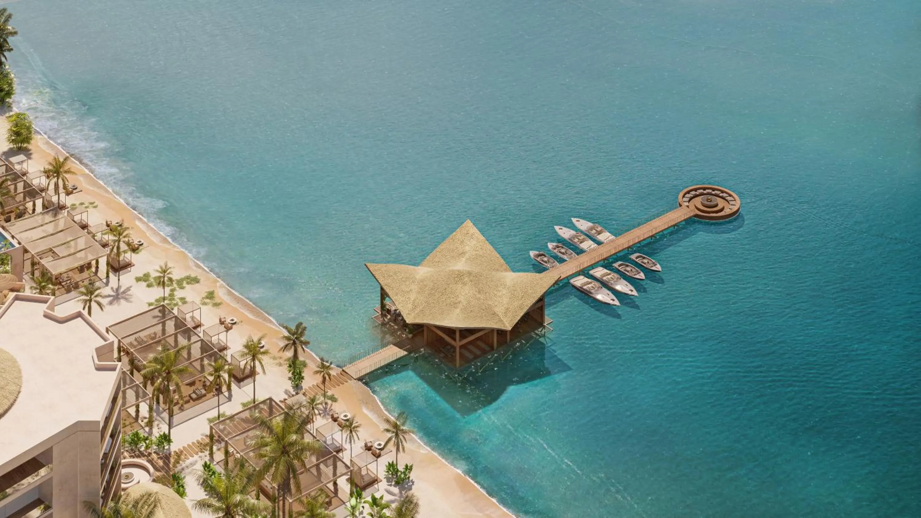 Property building, Bird's-eye View in Isla Mujeres Palace Resort - Couples Only - All Inclusive