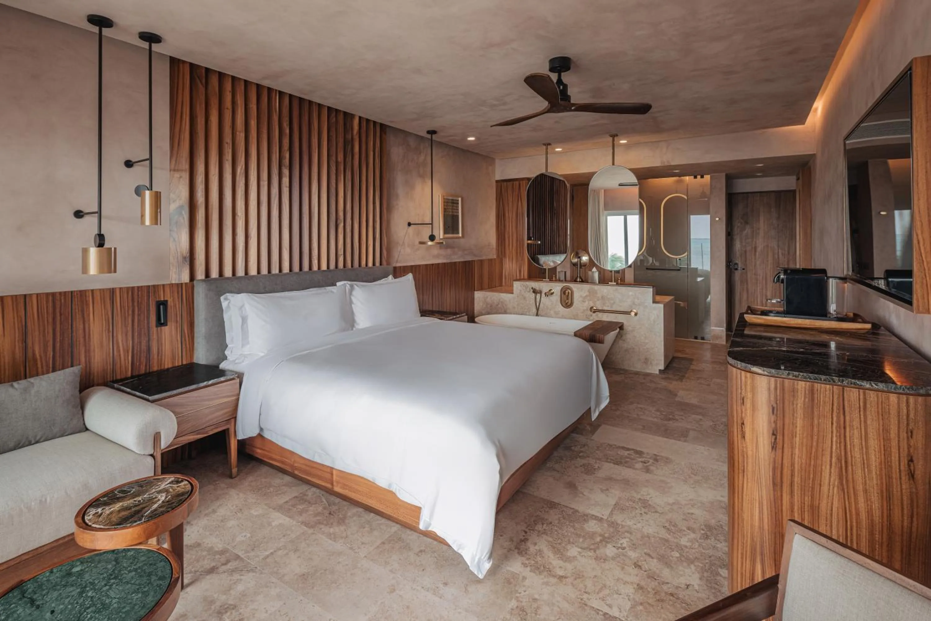 Bed in Almare, a Luxury Collection Resort, Isla Mujeres Cancun, Adult All-Inclusive