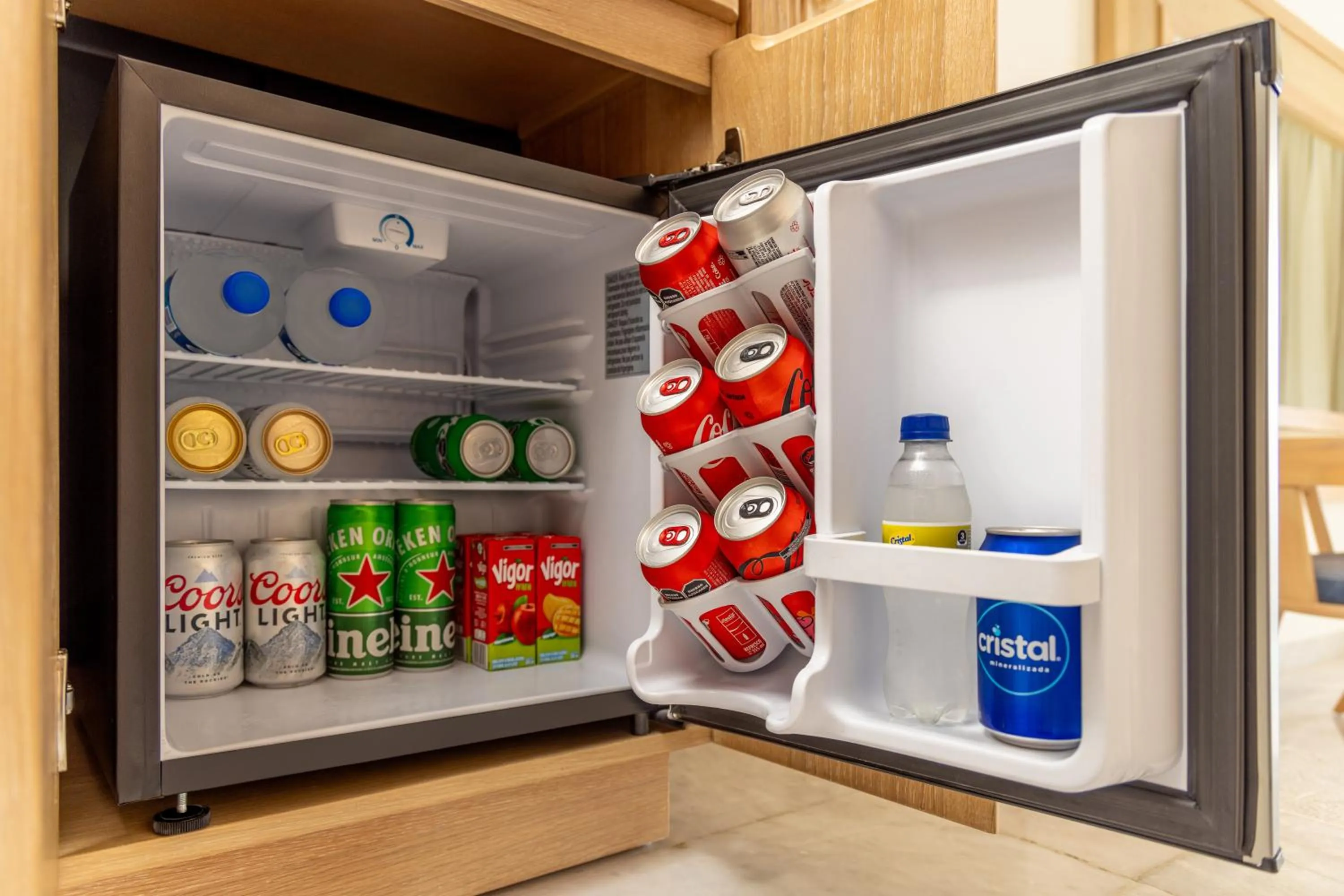 minibar in Cozumel Palace-All Inclusive