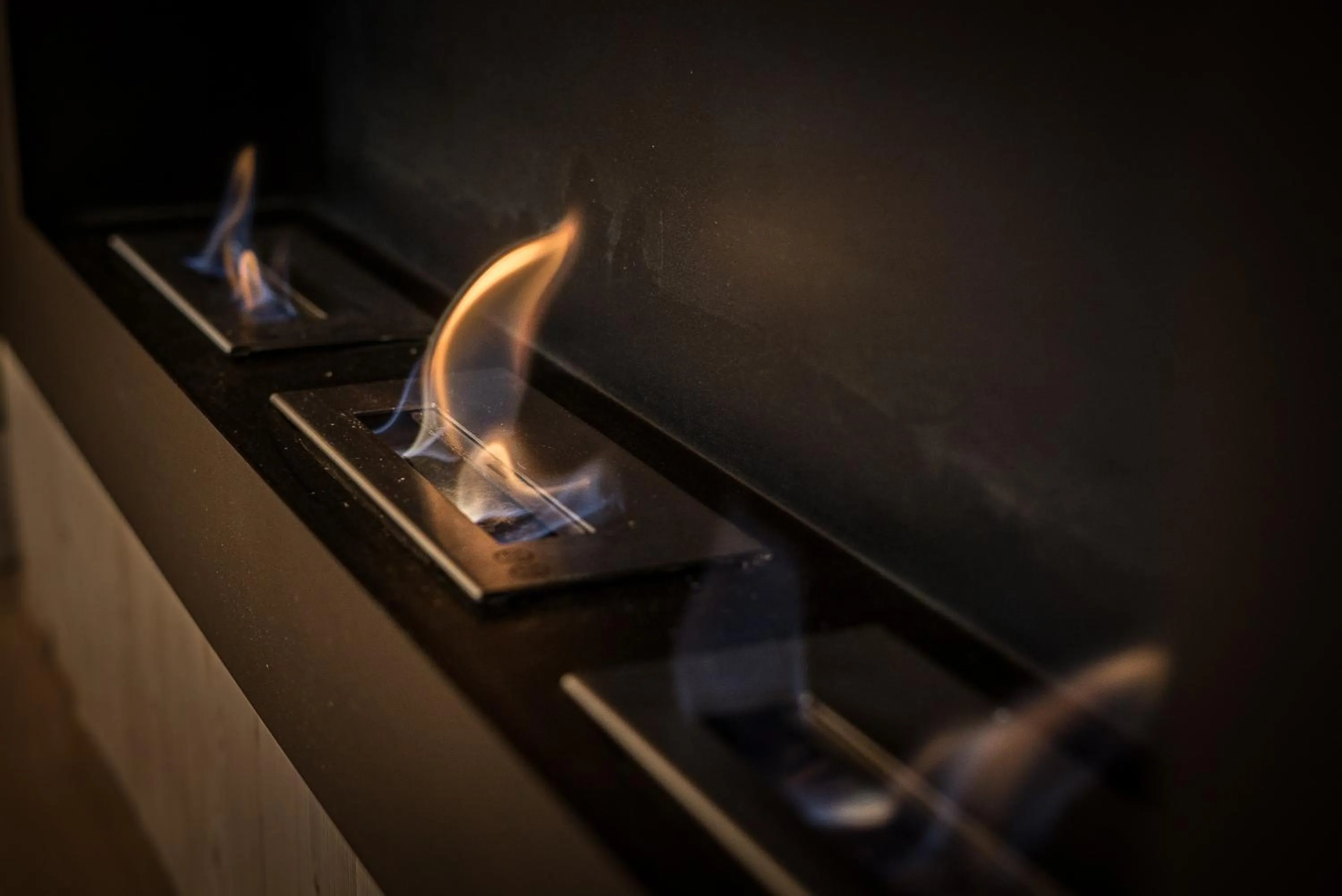 fireplace in Lobogo Resort