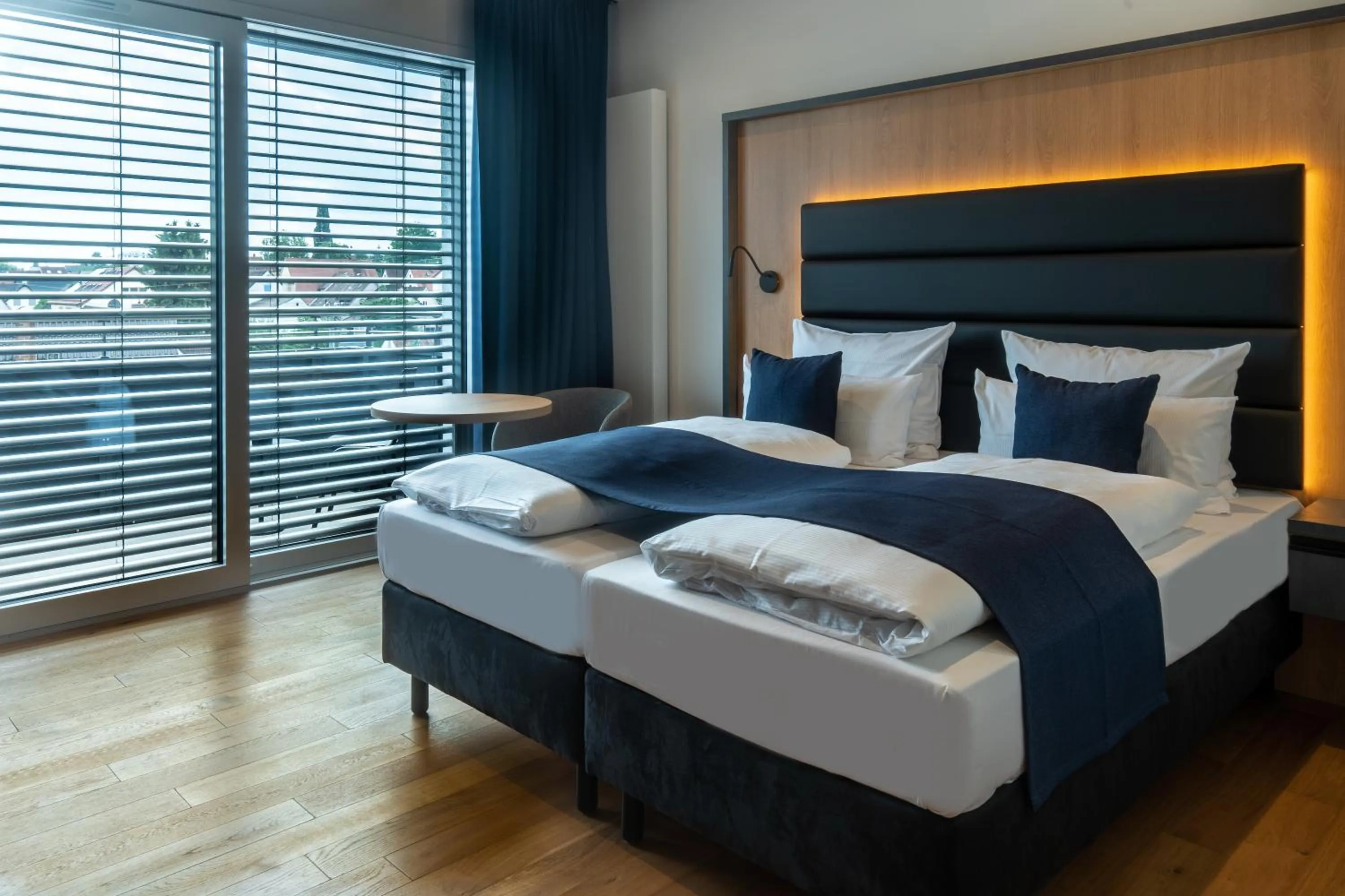 Bedroom, Bed in Burgau Hotel Sonnenhof