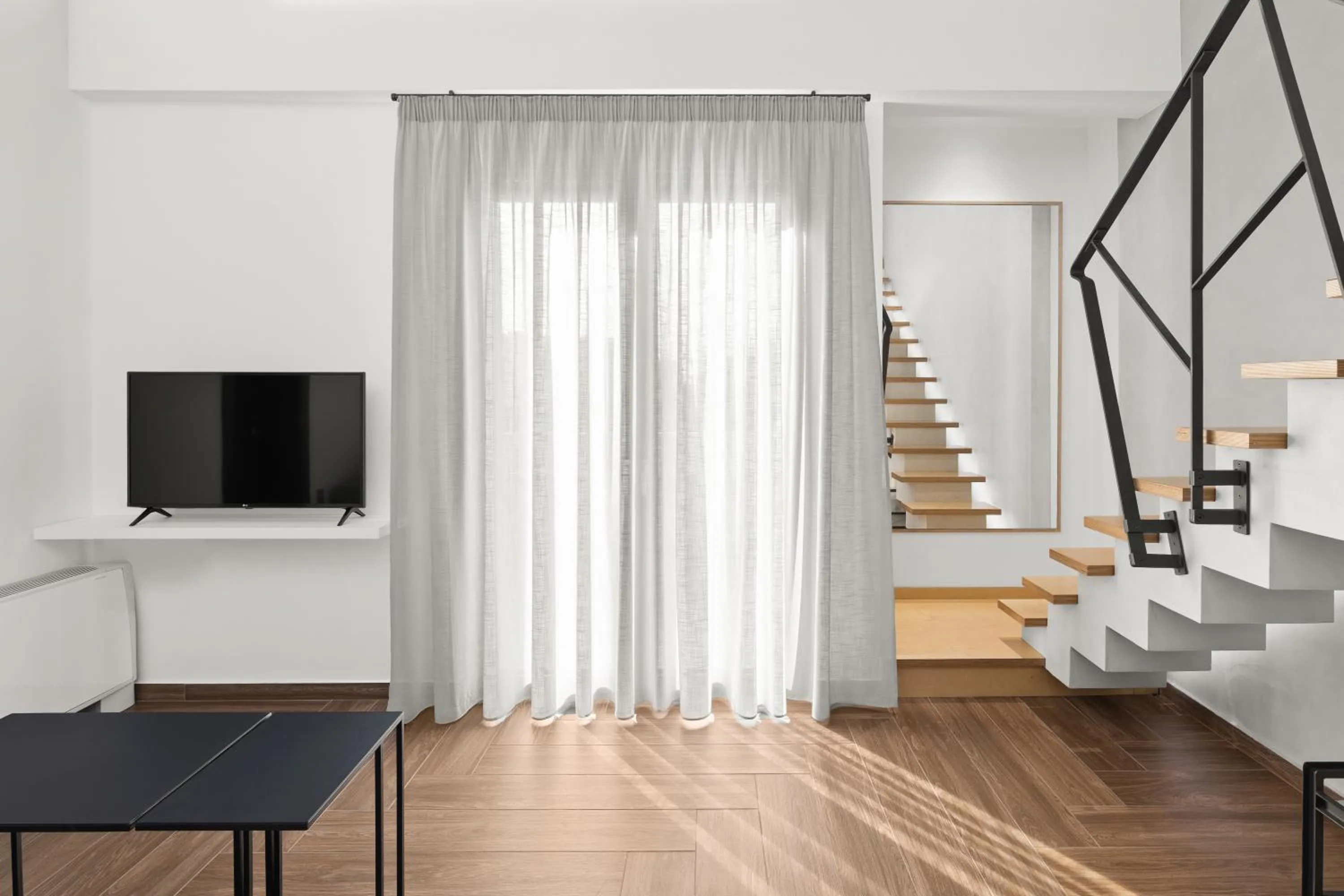 Living room in ATHENIAN VIEW LOFT