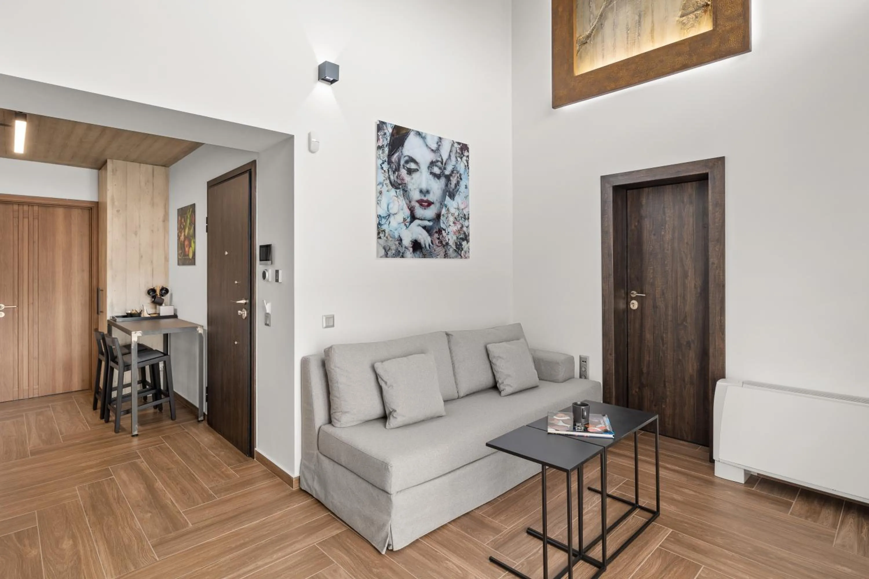 Living room in ATHENIAN VIEW LOFT