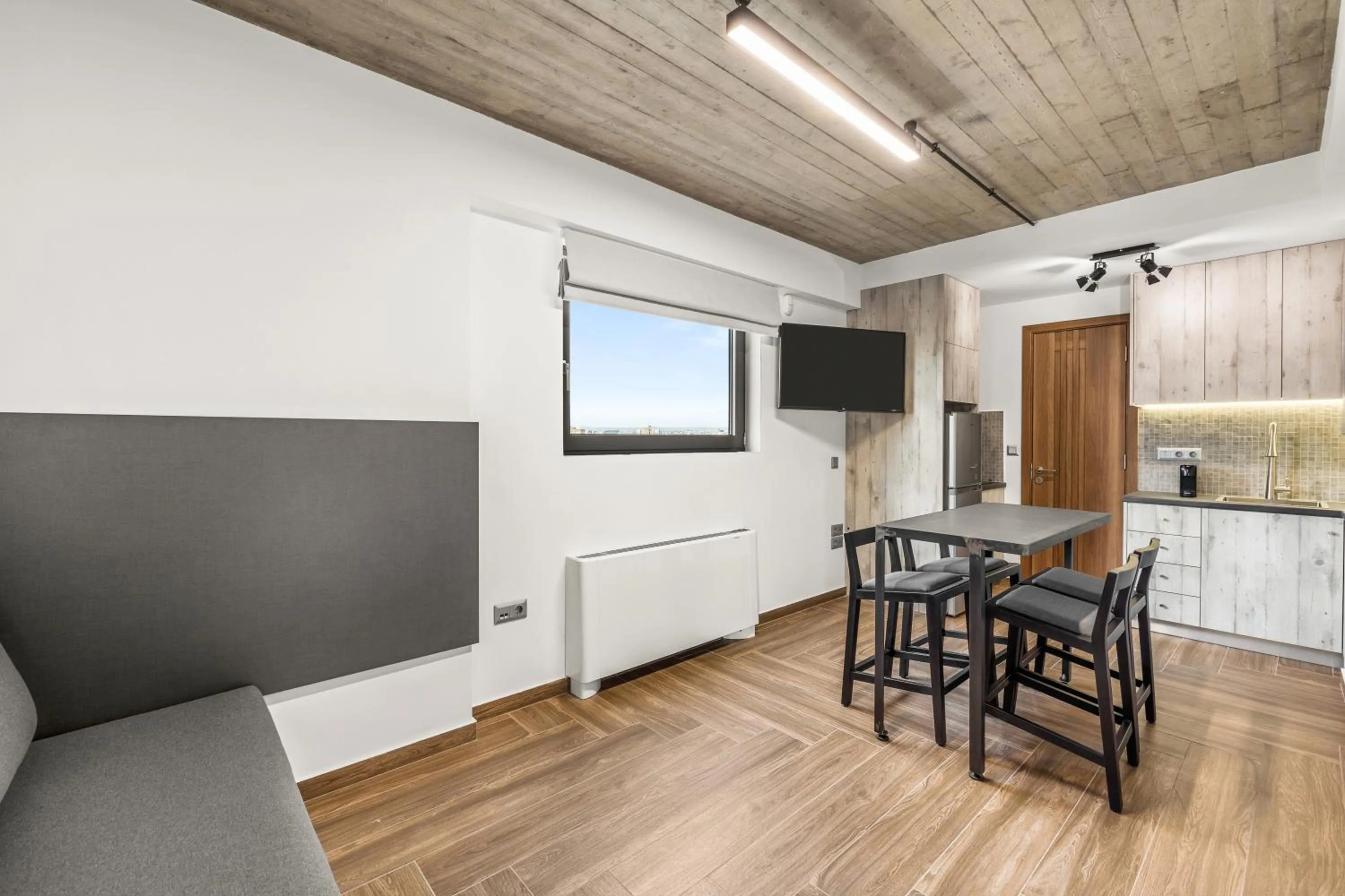 Living room in ATHENIAN VIEW LOFT