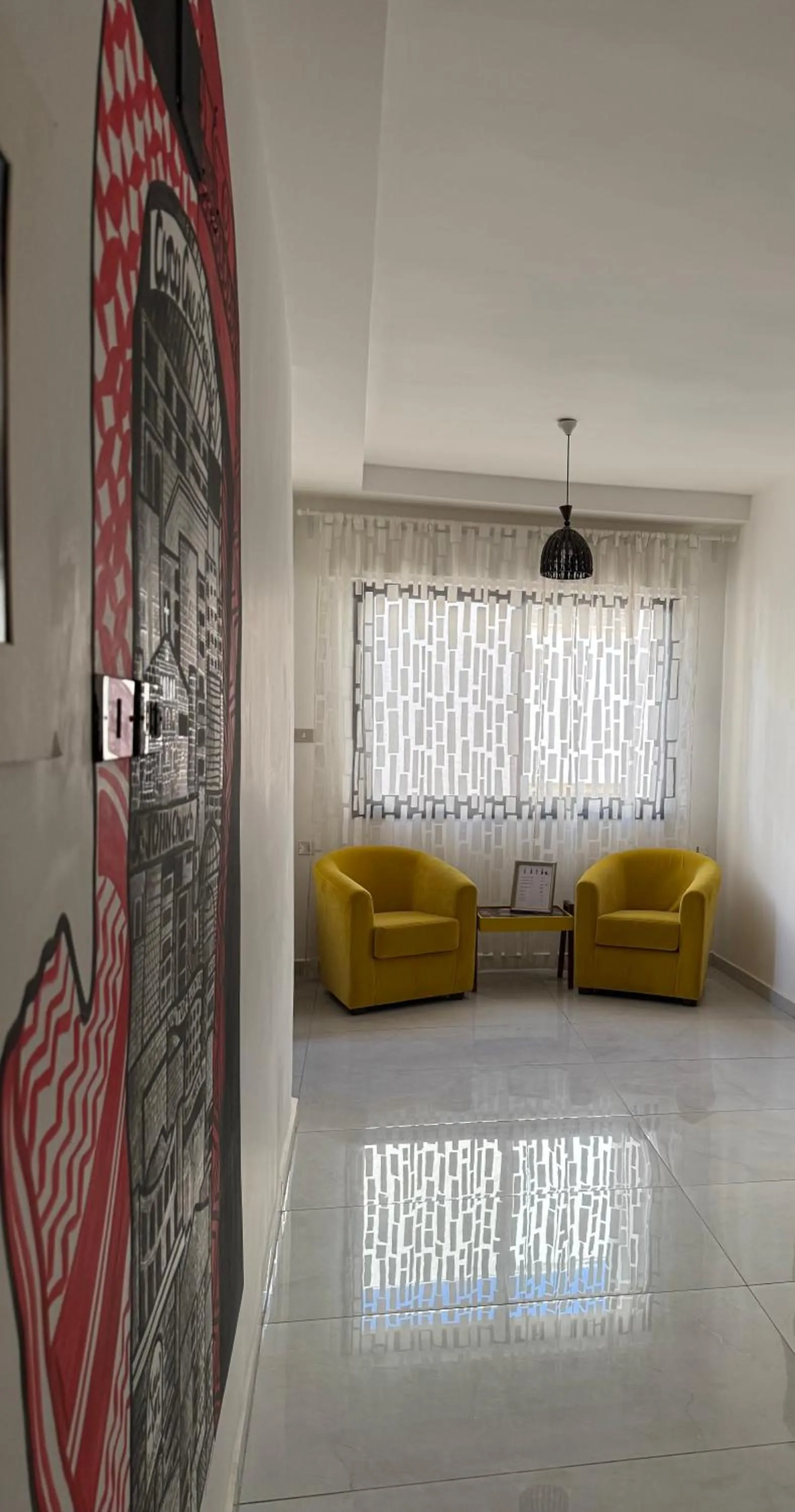 Seating area in COCO Guesthouse