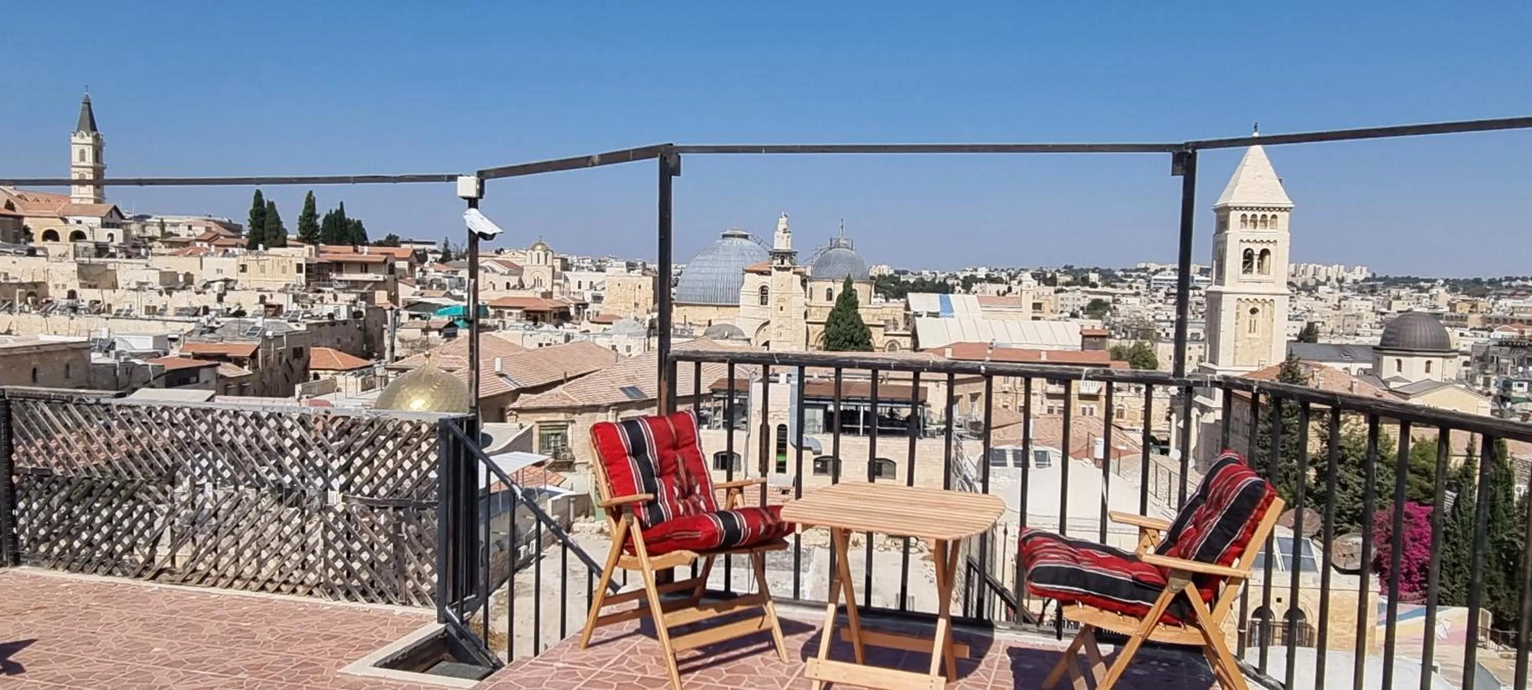 Balcony/Terrace in New Citadel Hostel