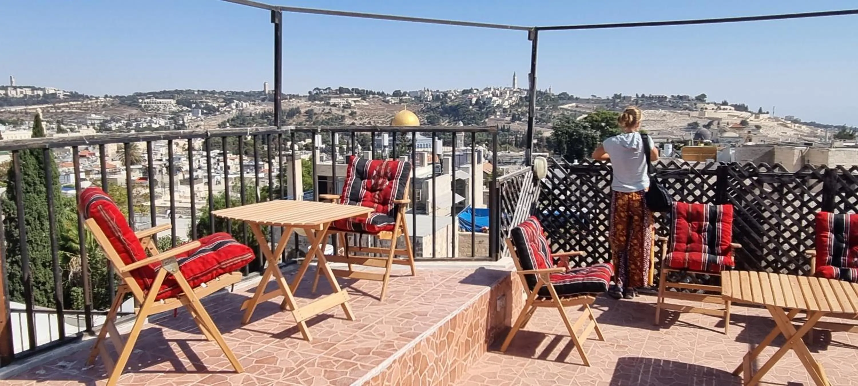 Balcony/Terrace in New Citadel Hostel