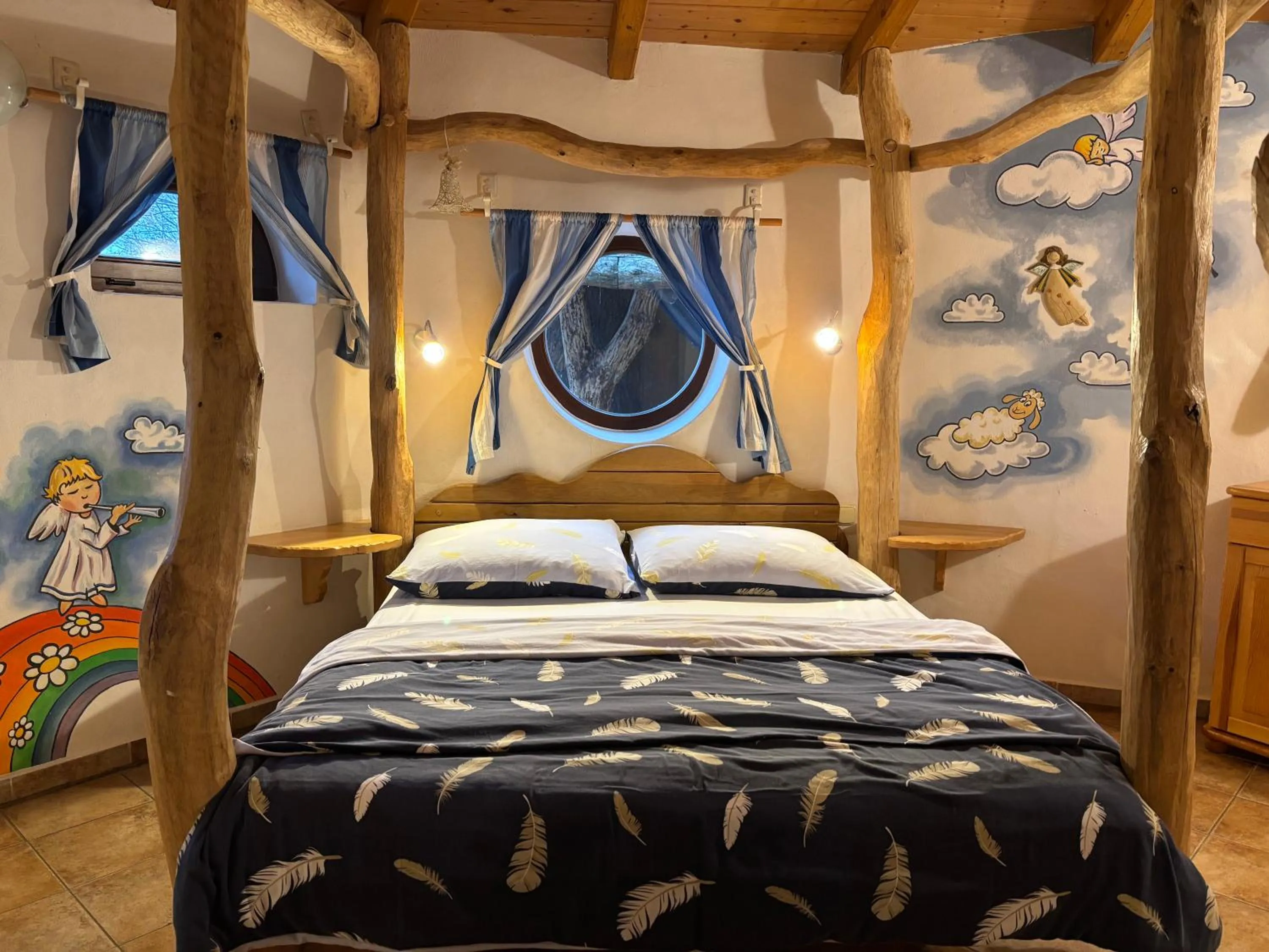 Bed in Hotel Podlesí