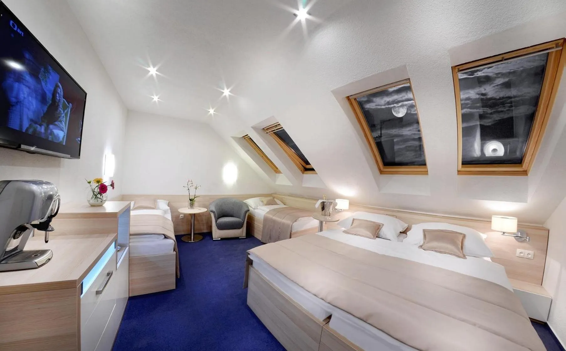 Bed in Hotel Podlesí