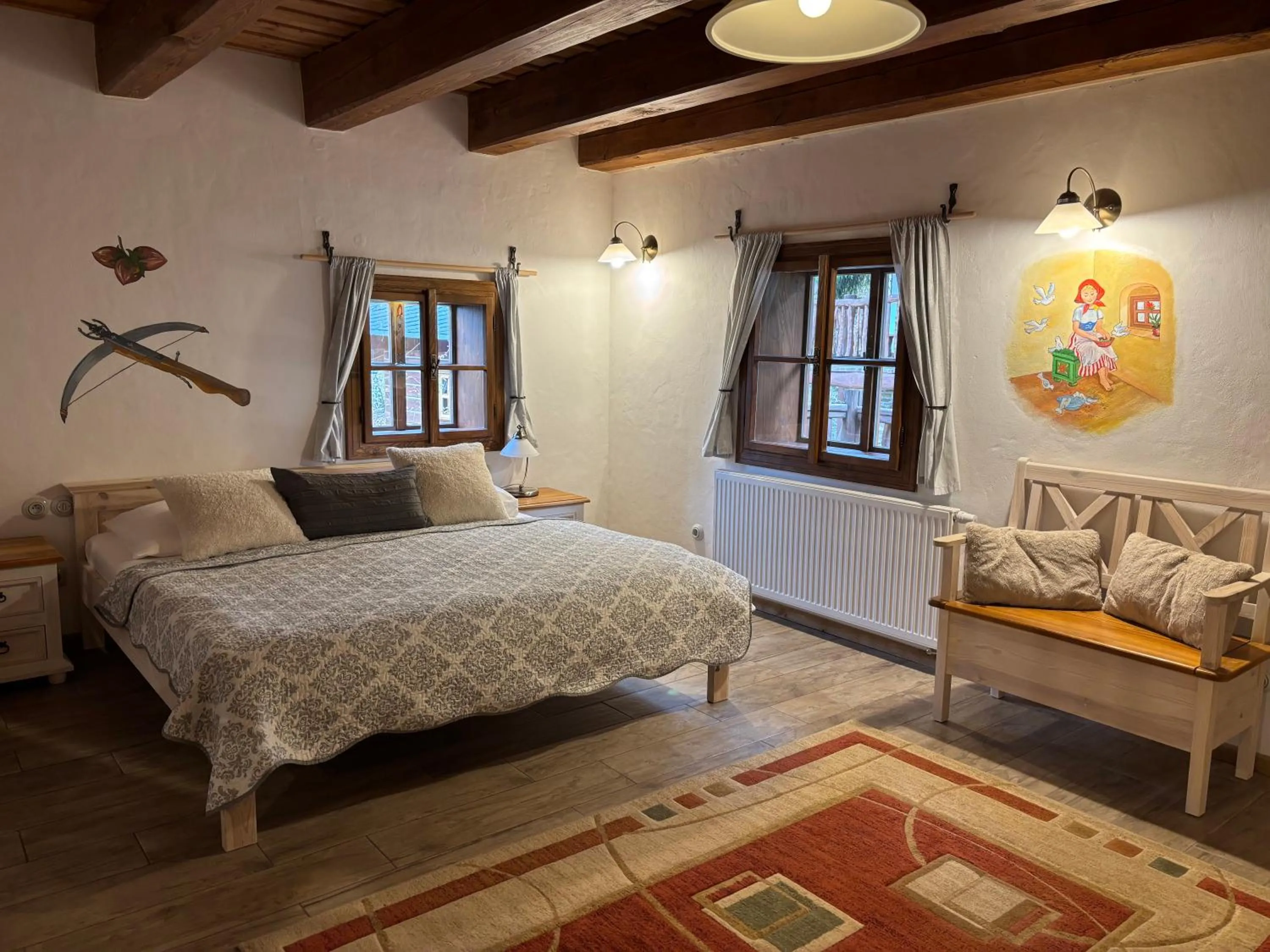 Bed in Hotel Podlesí