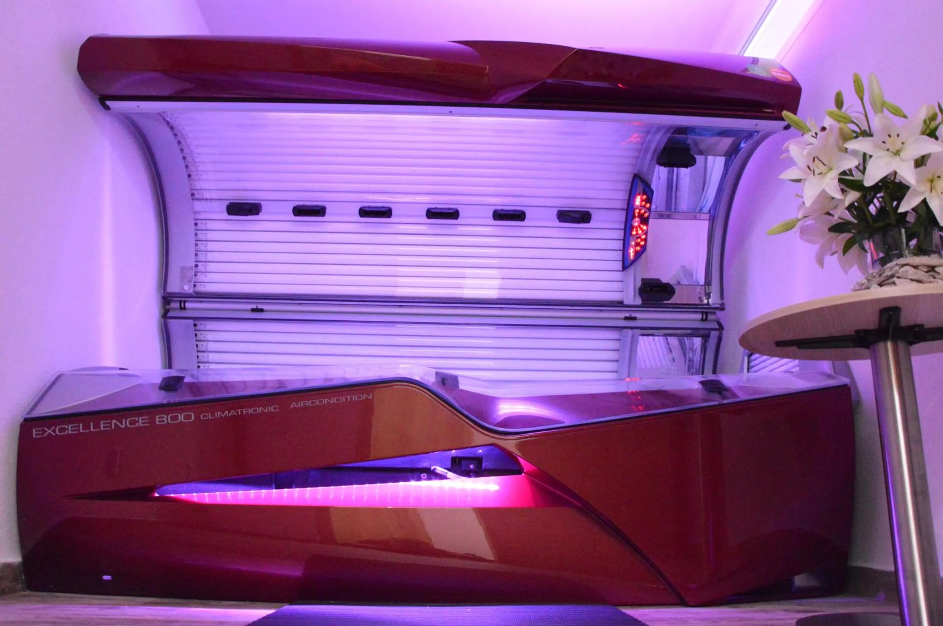 Solarium, Bed in Hotel Podlesí