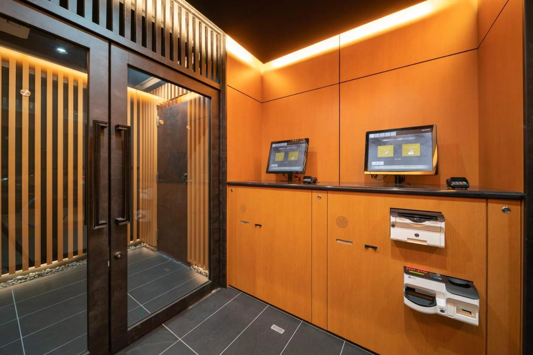 Lobby or reception in WELLSTAY Shinsekai Wakyo