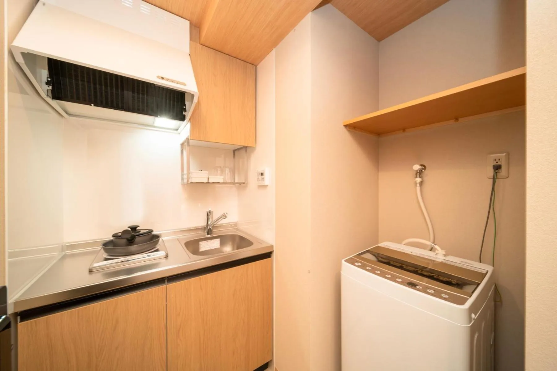 Kitchen or kitchenette in WELLSTAY Shinsekai Wakyo