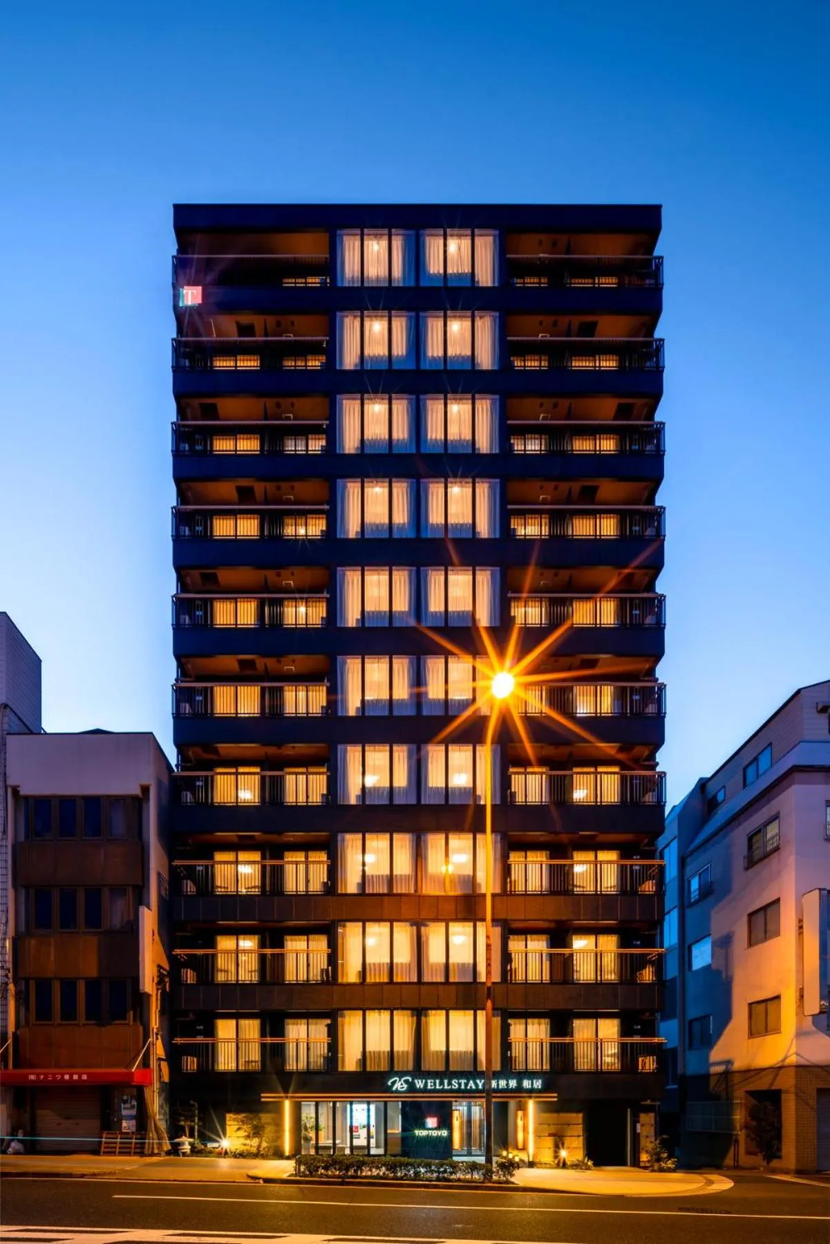 Property building in WELLSTAY Shinsekai Wakyo