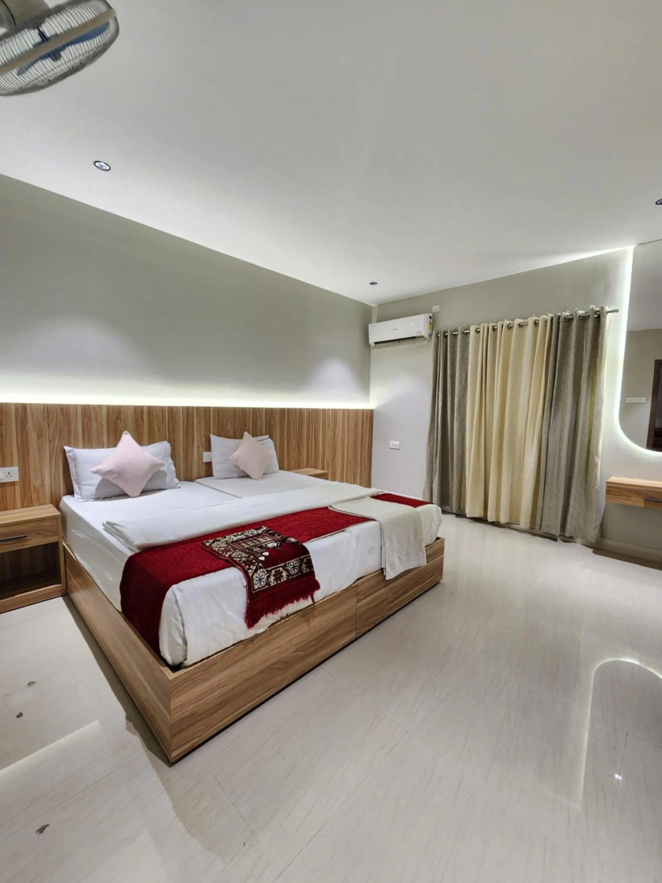 Bedroom, Bed in Muziris Manor Residency