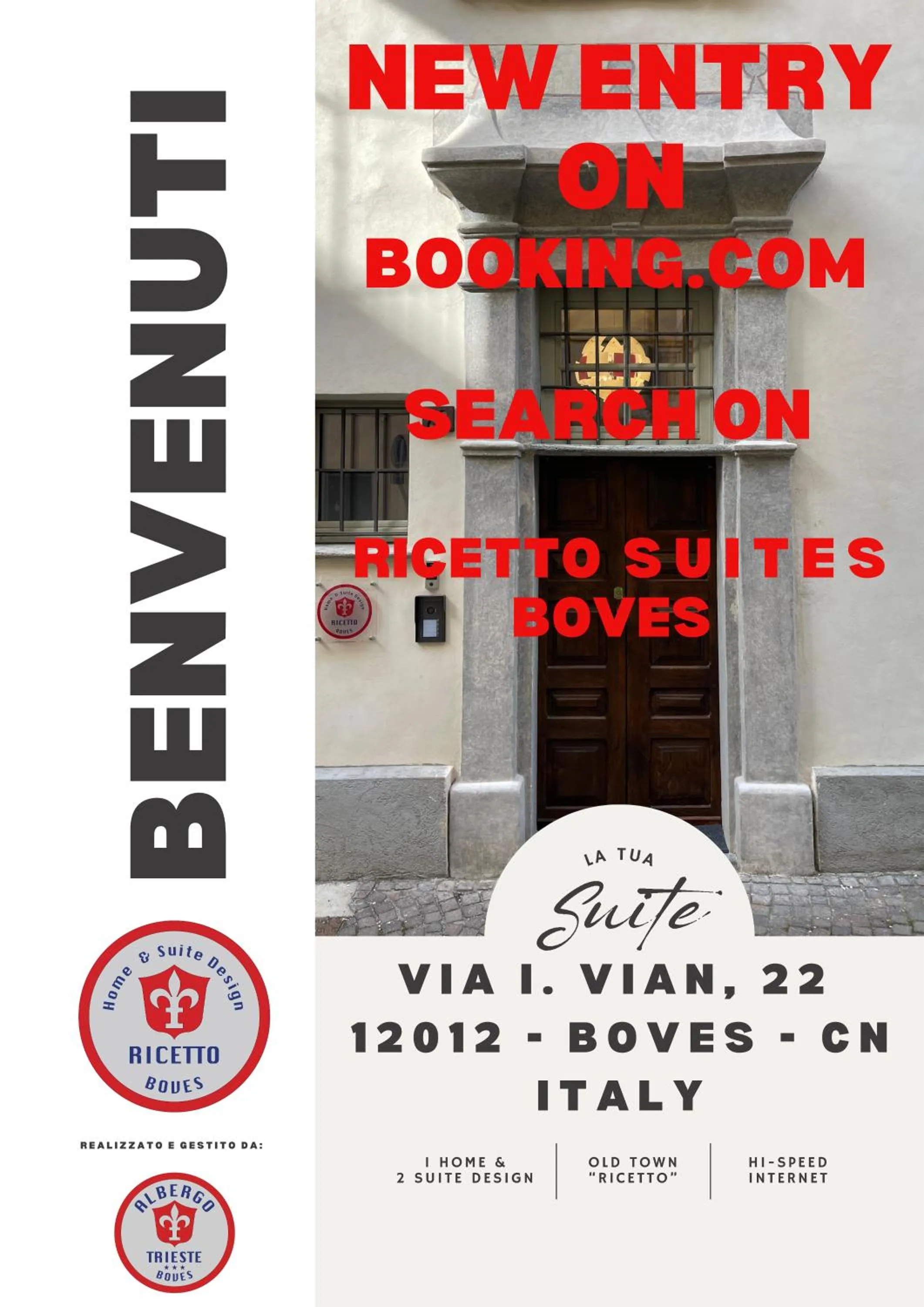 Property building in Albergo Ristorante Trieste Boves
