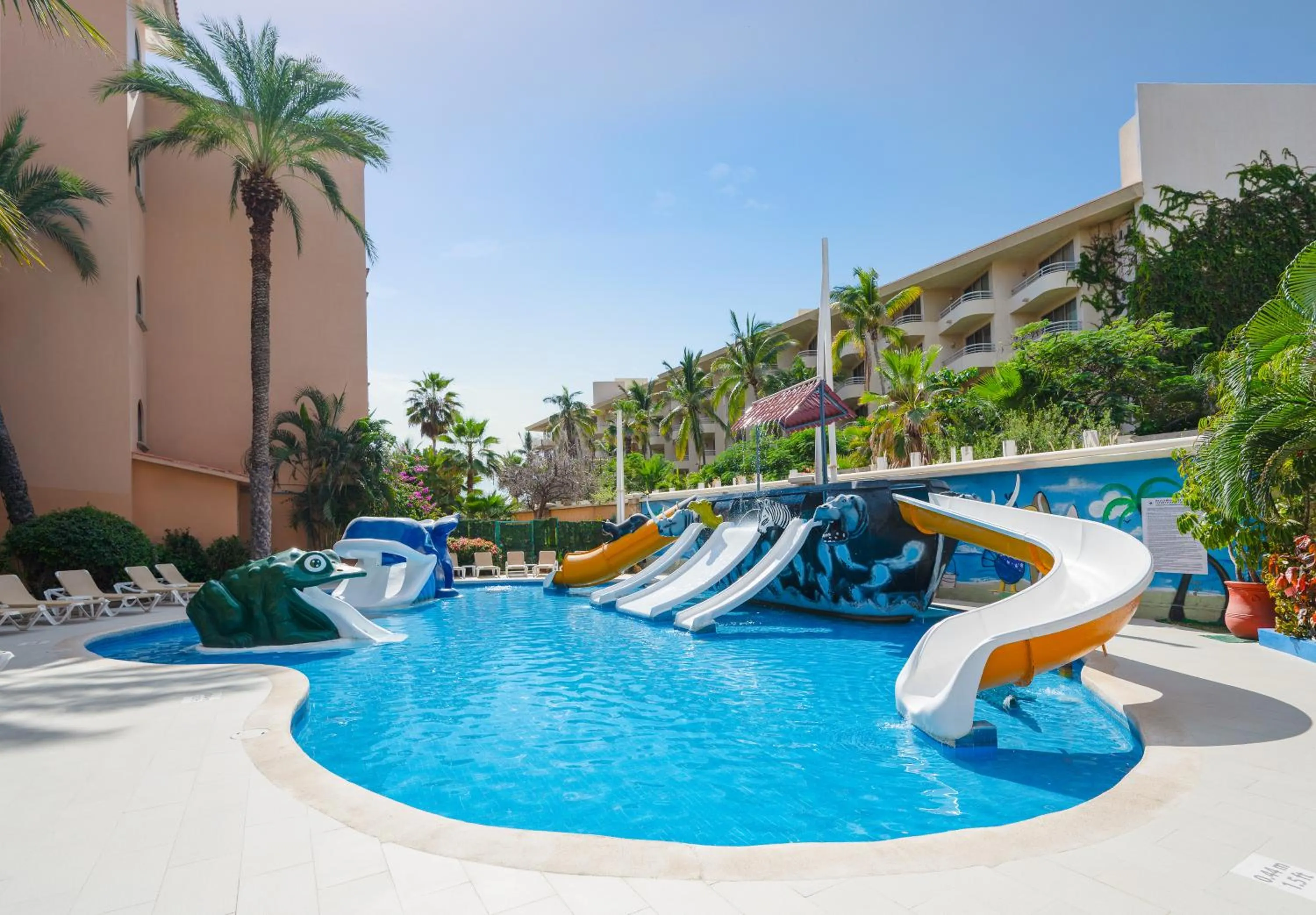 Aqua park in Royal Solaris Los Cabos - All Inclusive