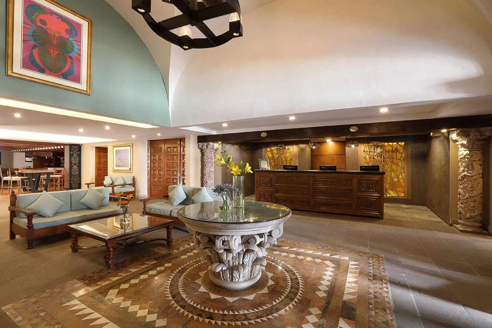 Lobby or reception in Emporio Zacatecas