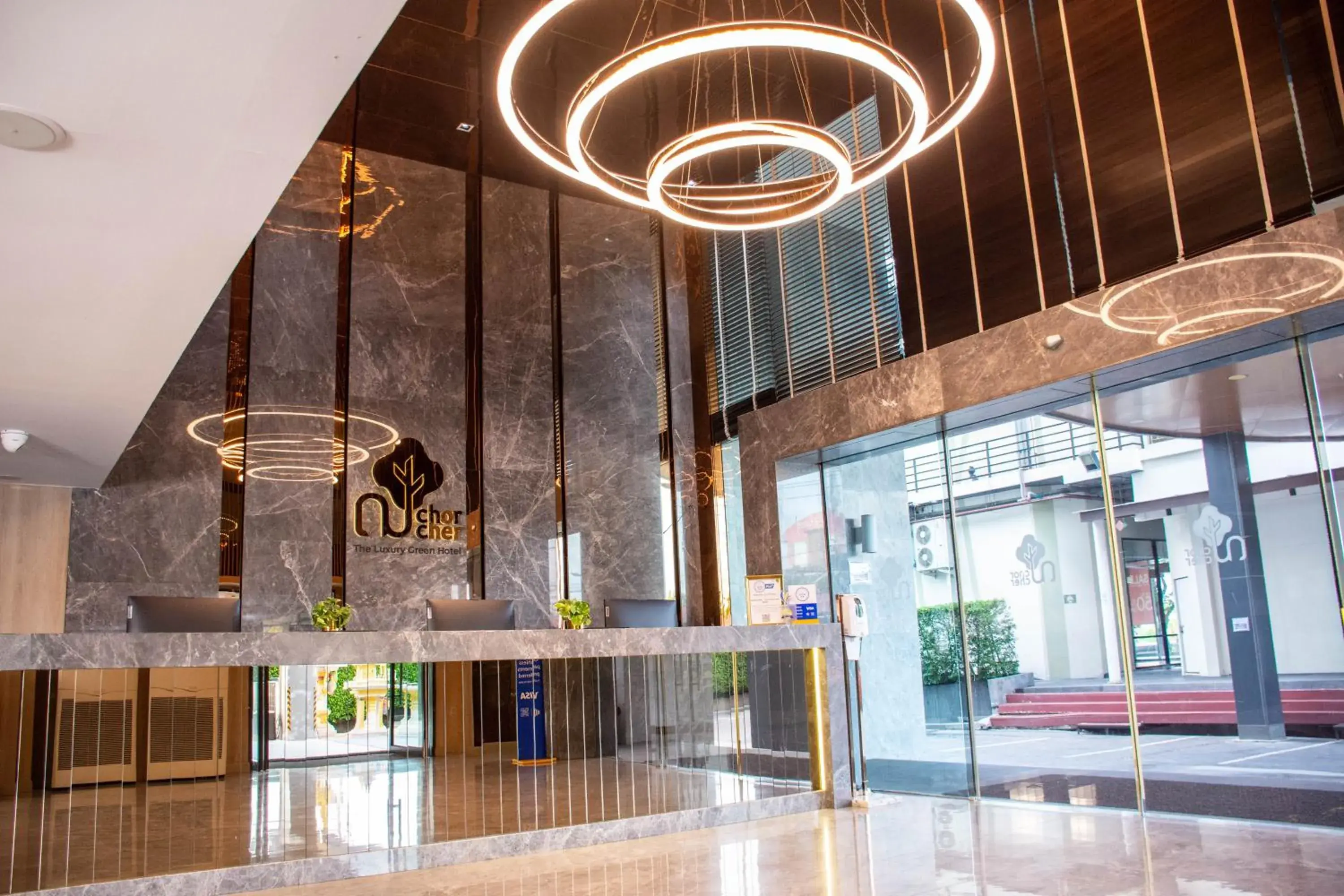 Lobby or reception in Chor Cher The Luxury Green Hotel - SHA Extra Plus Lobby or reception in Chor Cher The Luxury Green Hotel - SHA Extra Plus