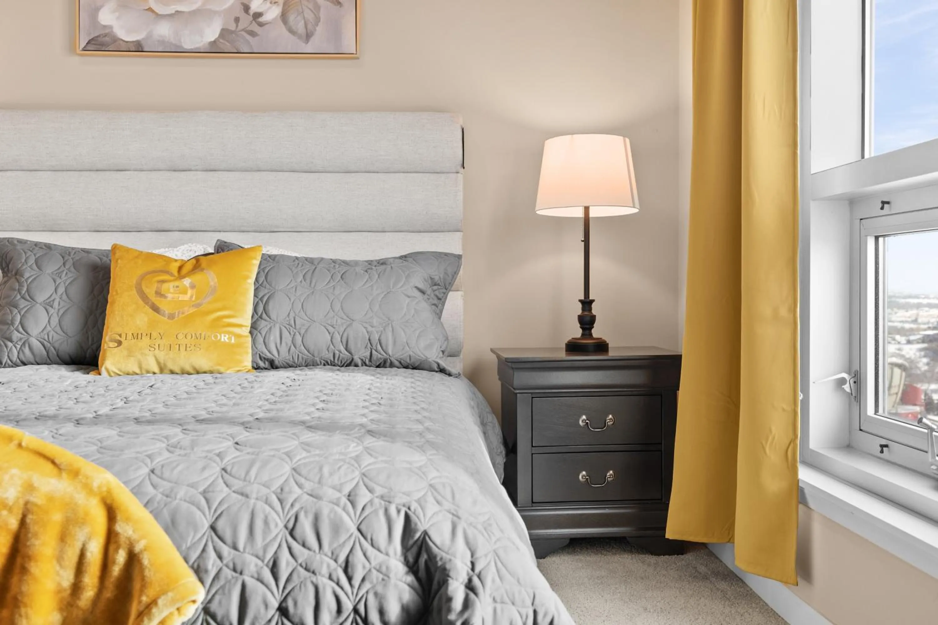 Bedroom, Bed in Stylish Downtown Condos by GLOBALSTAY