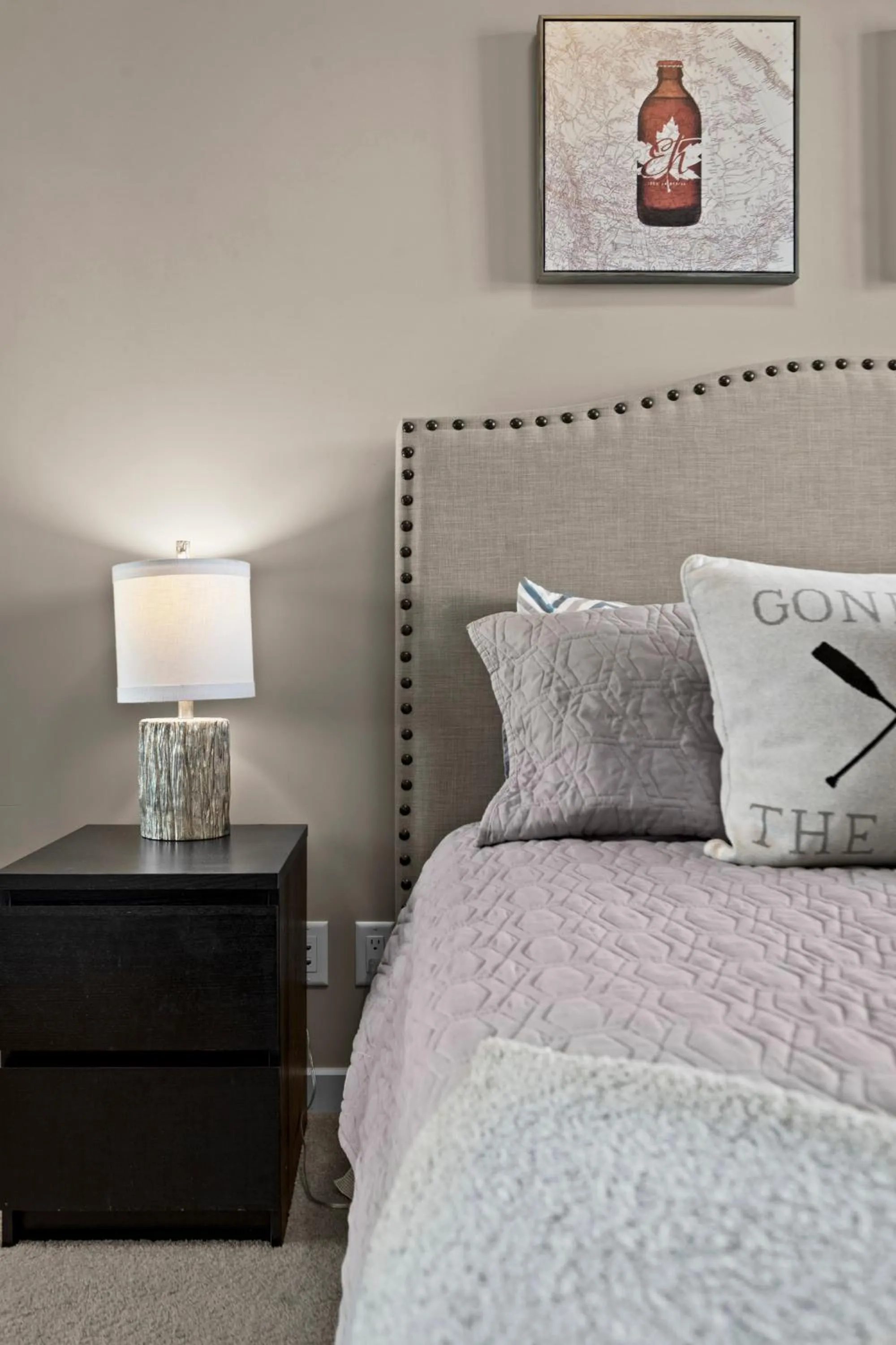 Bed in GlobalStay Downtown Calgary Condos