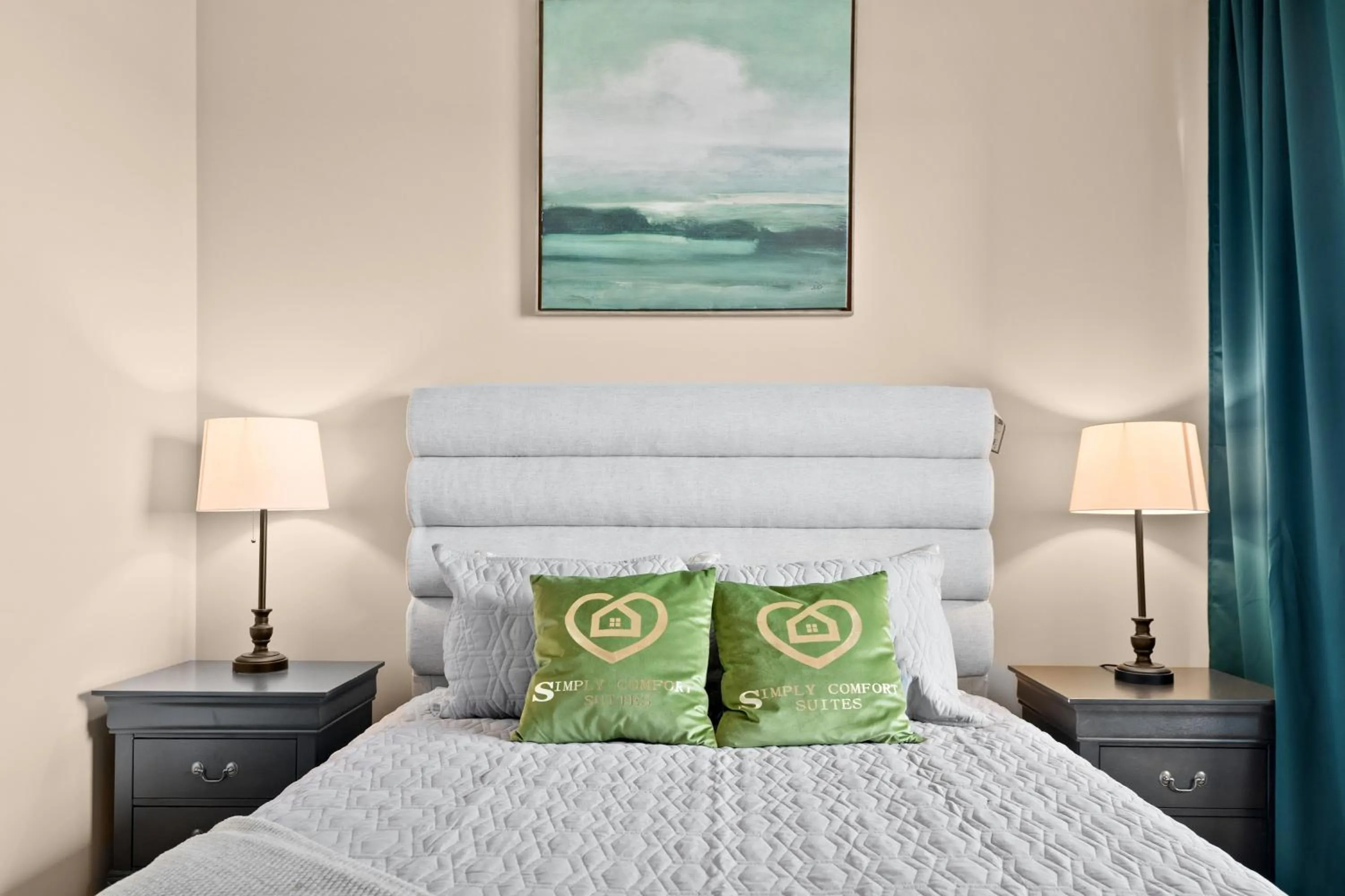 Bedroom, Bed in Stylish Downtown Condos by GLOBALSTAY