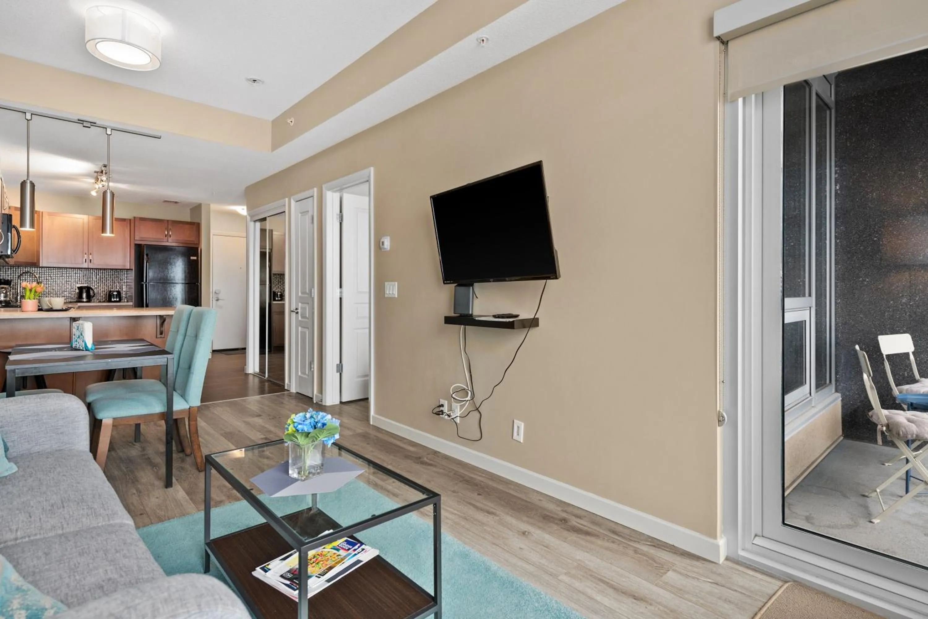 TV and multimedia in Stylish Downtown Condos by GLOBALSTAY