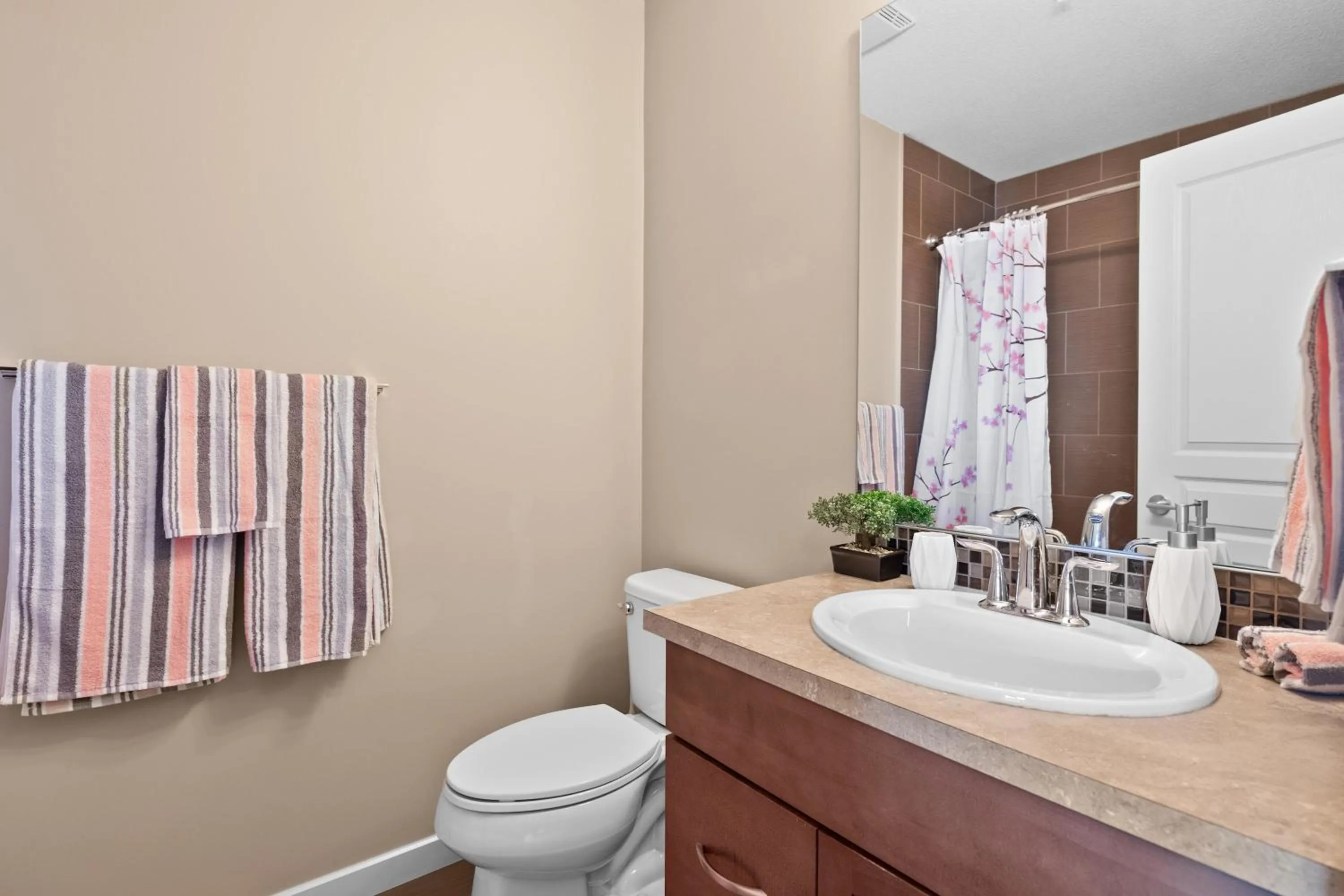 Bathroom in Stylish Downtown Condos by GLOBALSTAY
