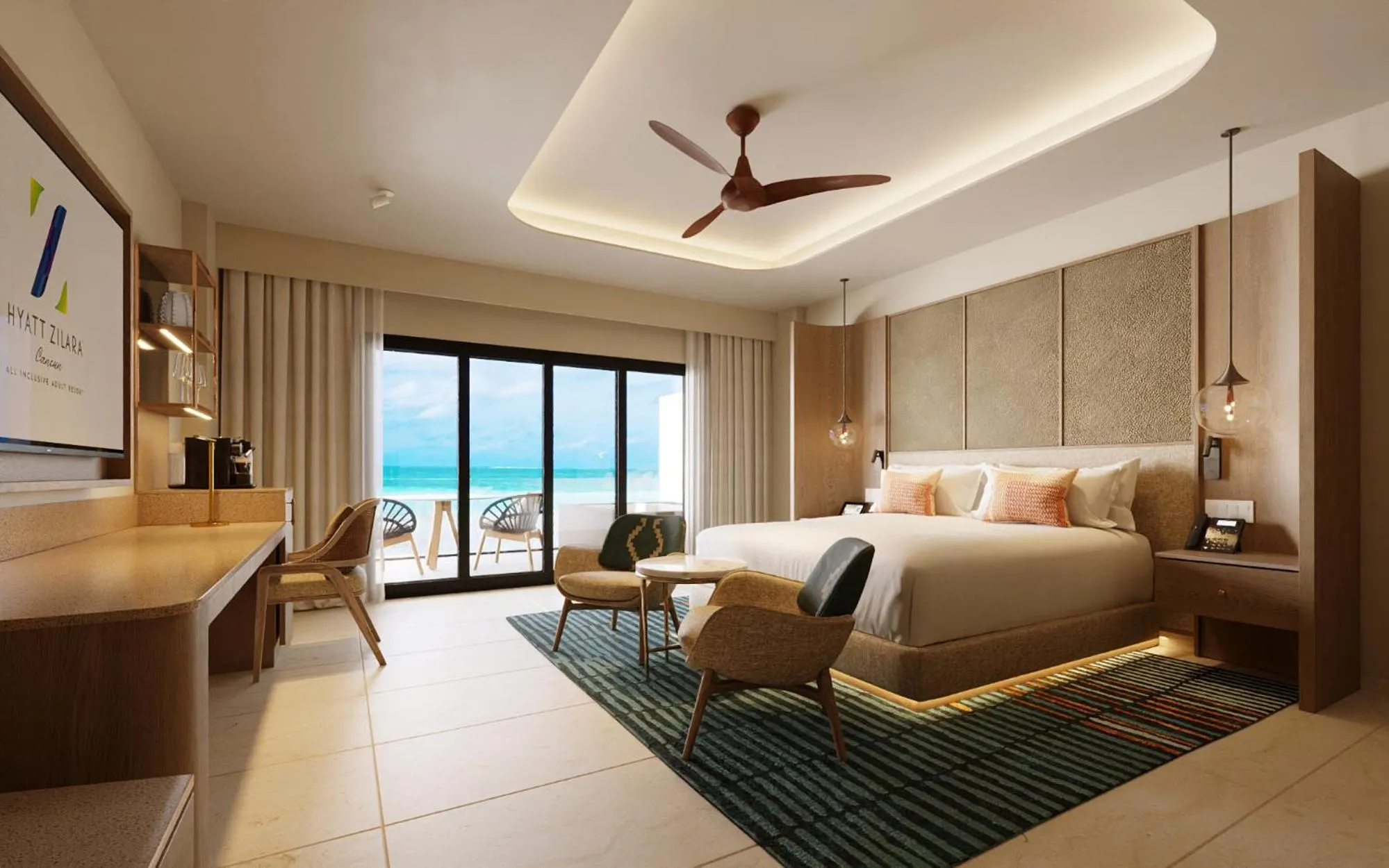 Bedroom, Bed in Hyatt Zilara Cancun - All Inclusive - Adults Only