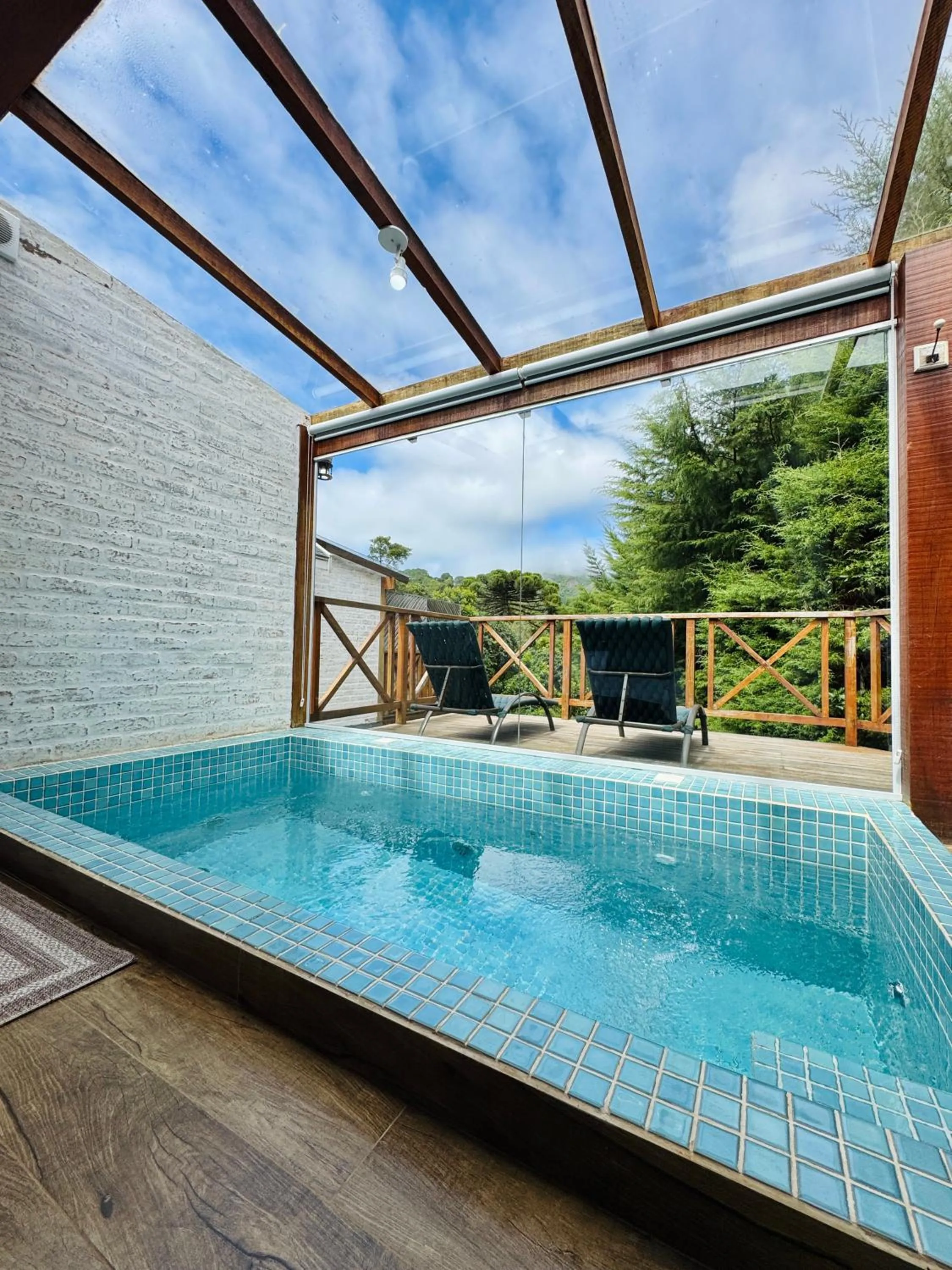 Pool view in Pousada Villa Monte Verde