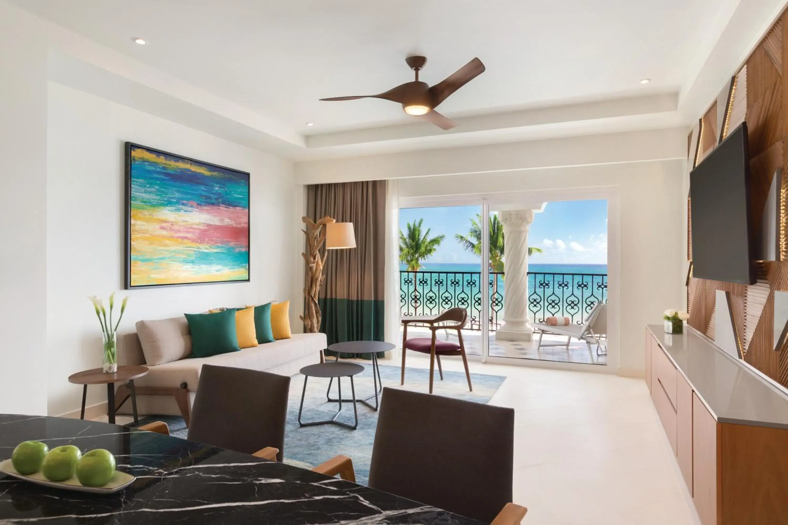 Living room in Hyatt Vivid Playa Del Carmen All-Inclusive Adult Only Resort Living room in Hyatt Vivid Playa Del Carmen All-Inclusive Adult Only Resort