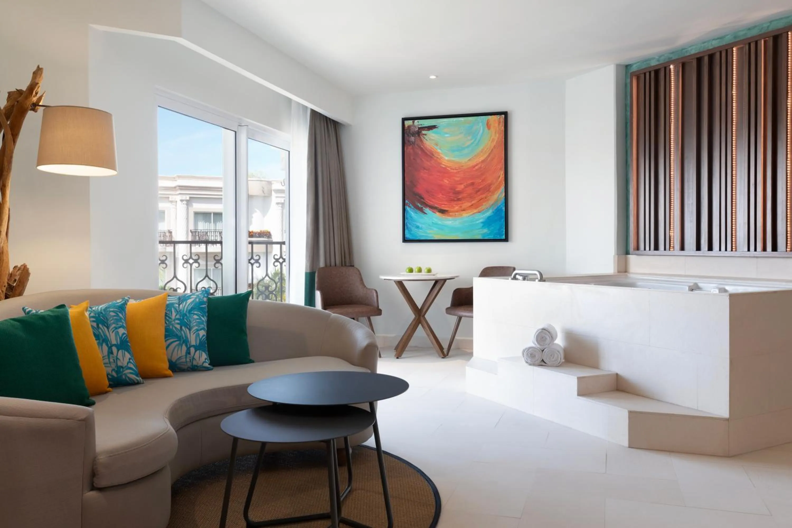 Bed in Hyatt Vivid Playa Del Carmen All-Inclusive Adult Only Resort