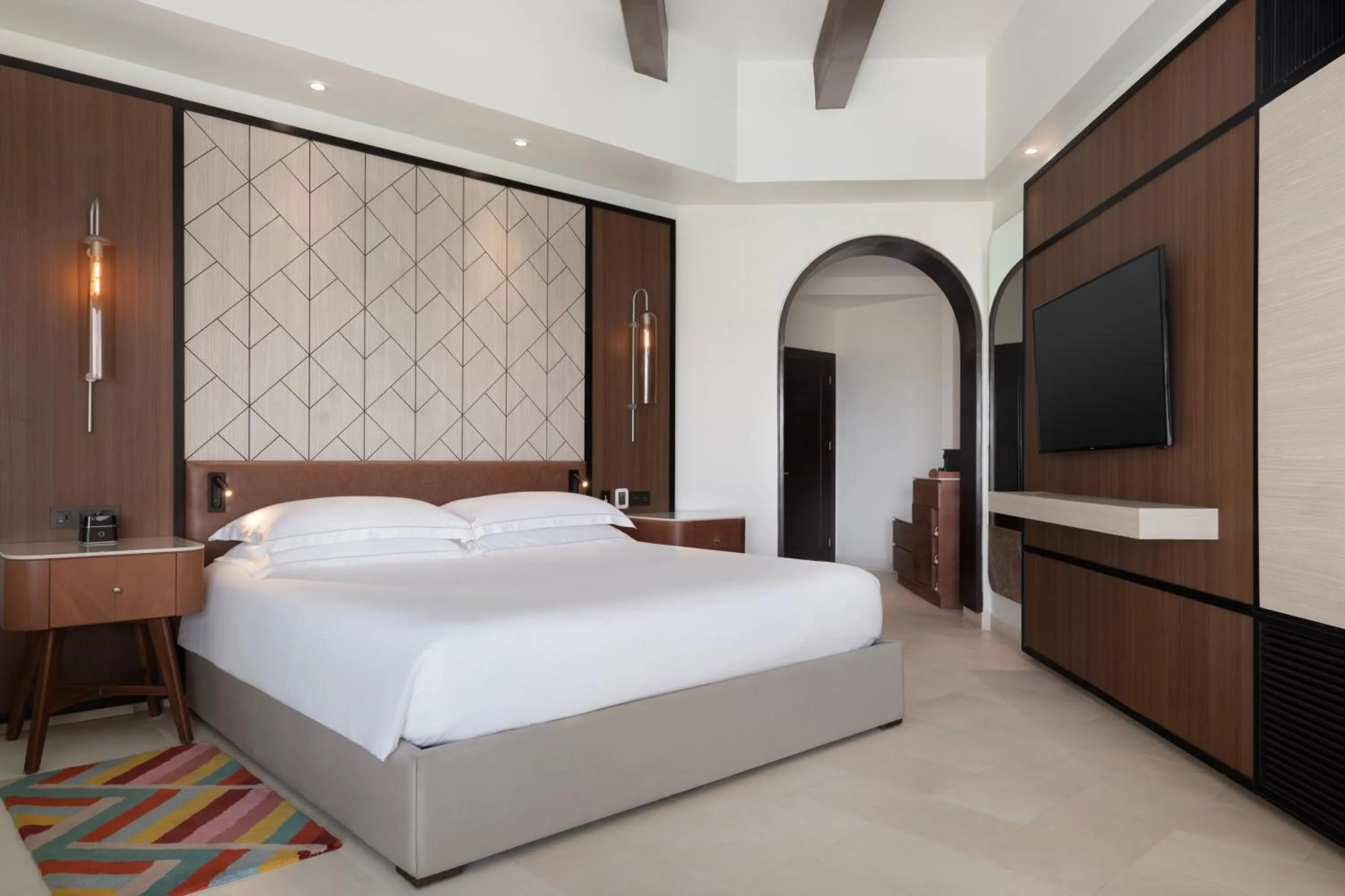 Bed in Hyatt Vivid Playa Del Carmen All-Inclusive Adult Only Resort
