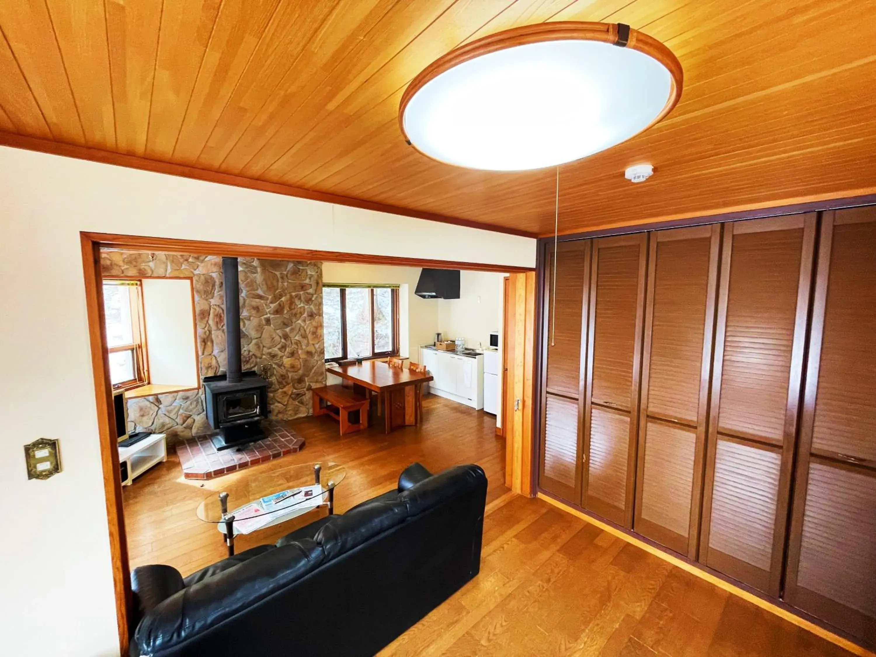 Living room in Cottage Hotel Fenice Hakuba Living room in Cottage Hotel Fenice Hakuba