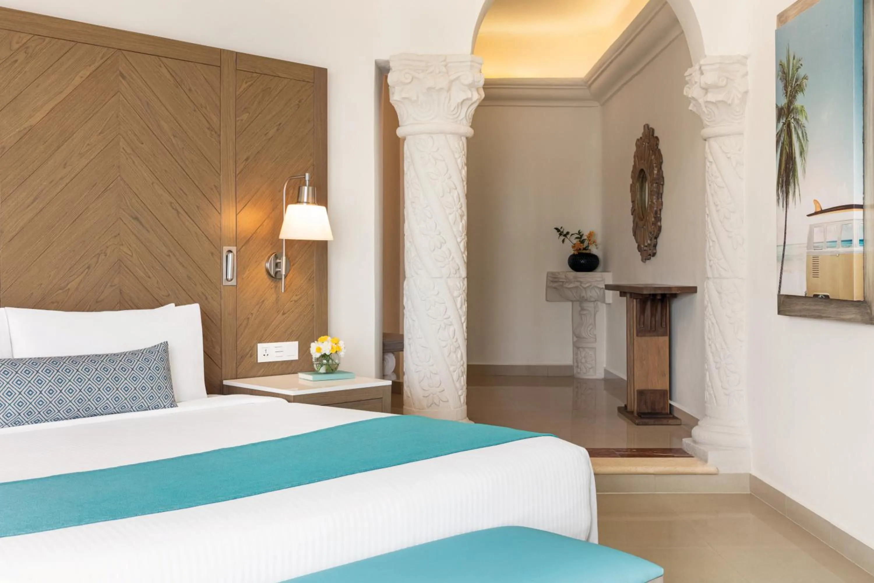 Bed in Wyndham Alltra Playa del Carmen Adults Only All Inclusive