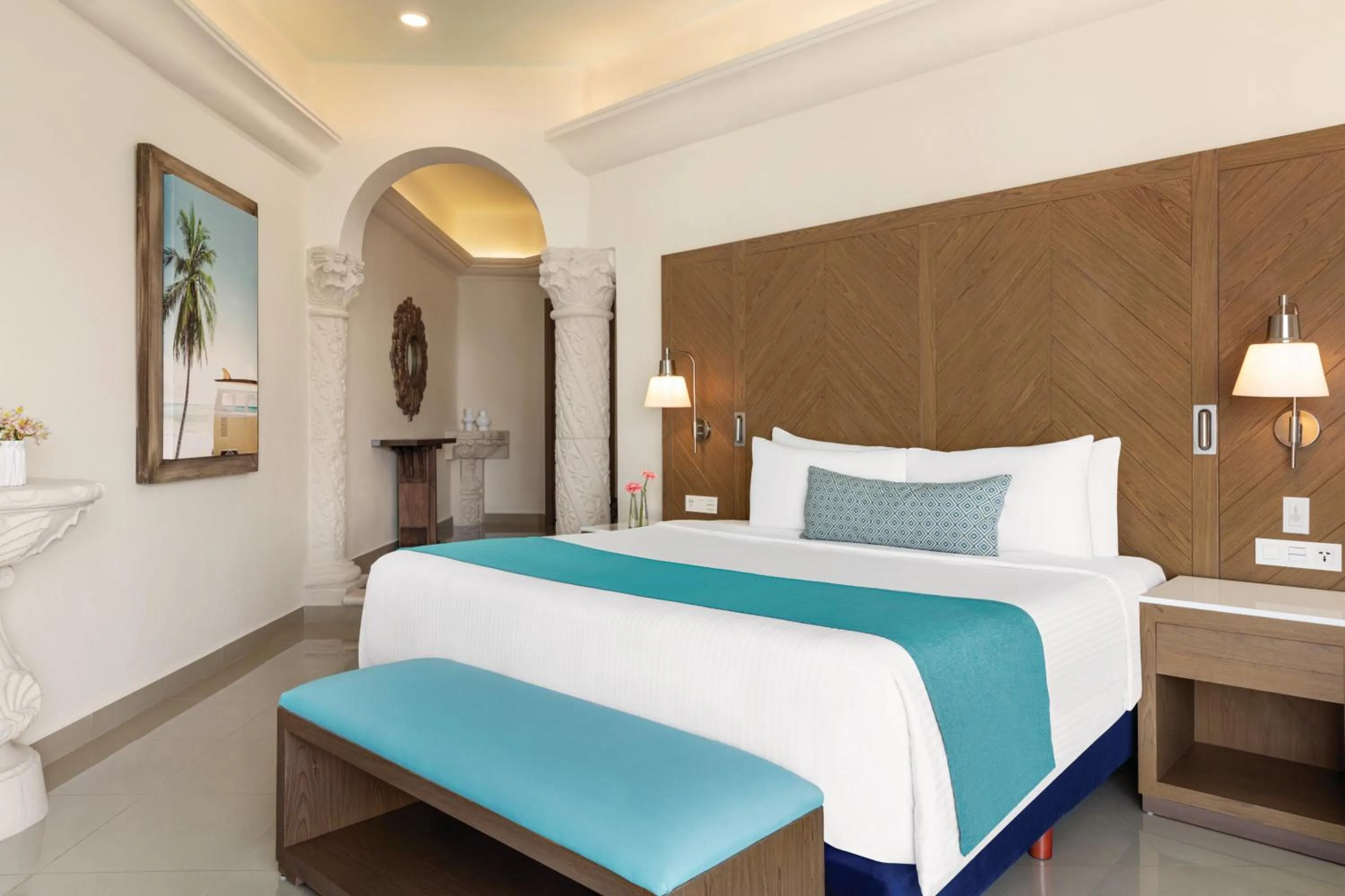 Bed in Wyndham Alltra Playa del Carmen Adults Only All Inclusive