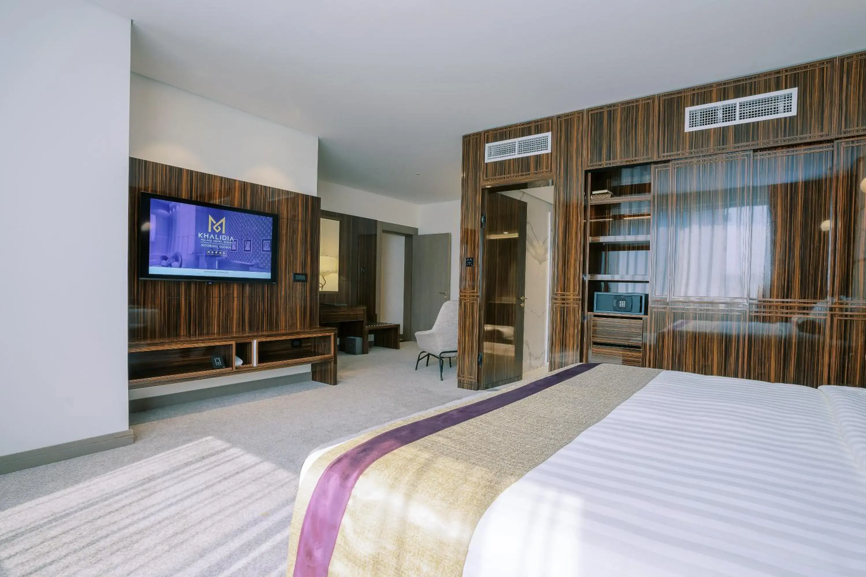 Bed in Khalidia Palace Hotel Dubai by Mourouj Gloria Bed in Khalidia Palace Hotel Dubai by Mourouj Gloria