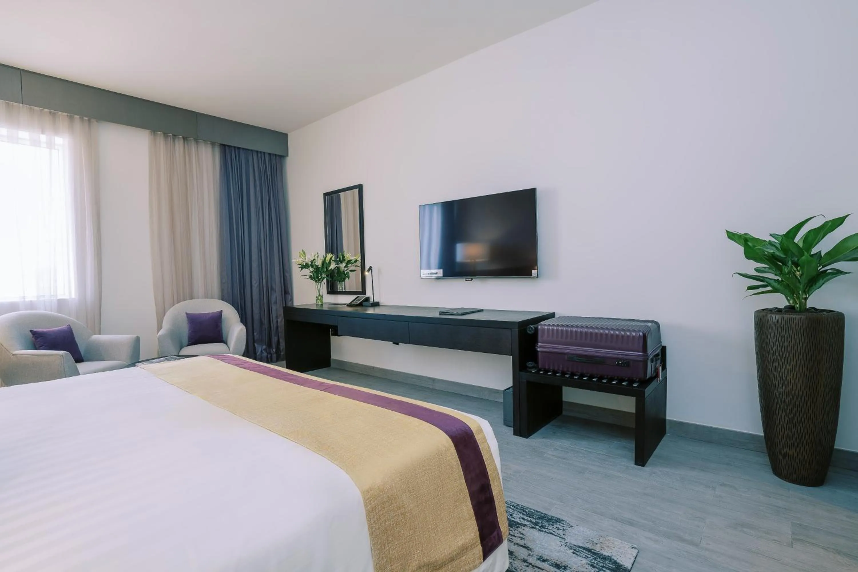 Bedroom, Bed in Khalidia Palace Hotel Dubai by Mourouj Gloria