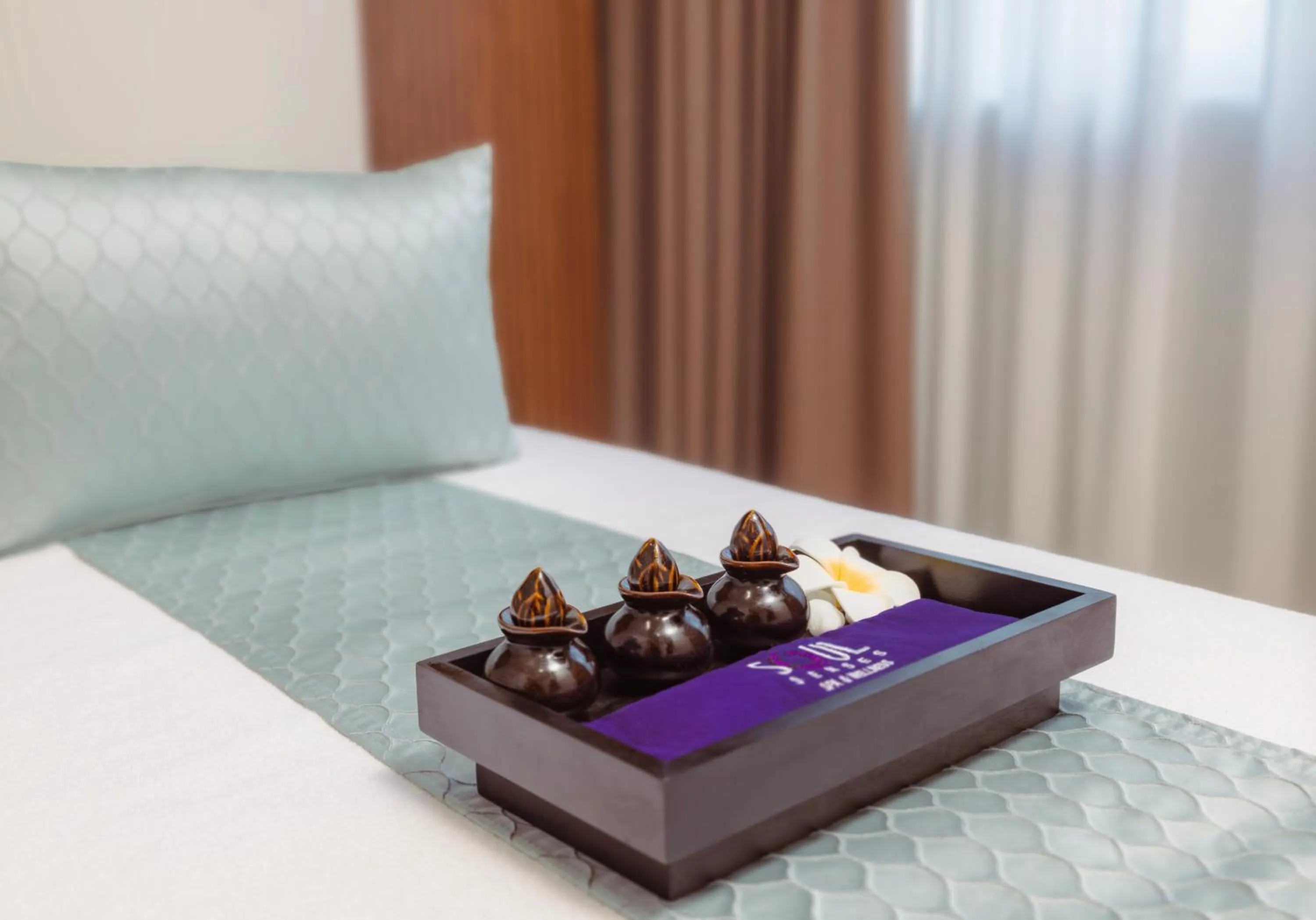 Spa and wellness centre/facilities, Bed in Khalidia Palace Hotel Dubai by Mourouj Gloria