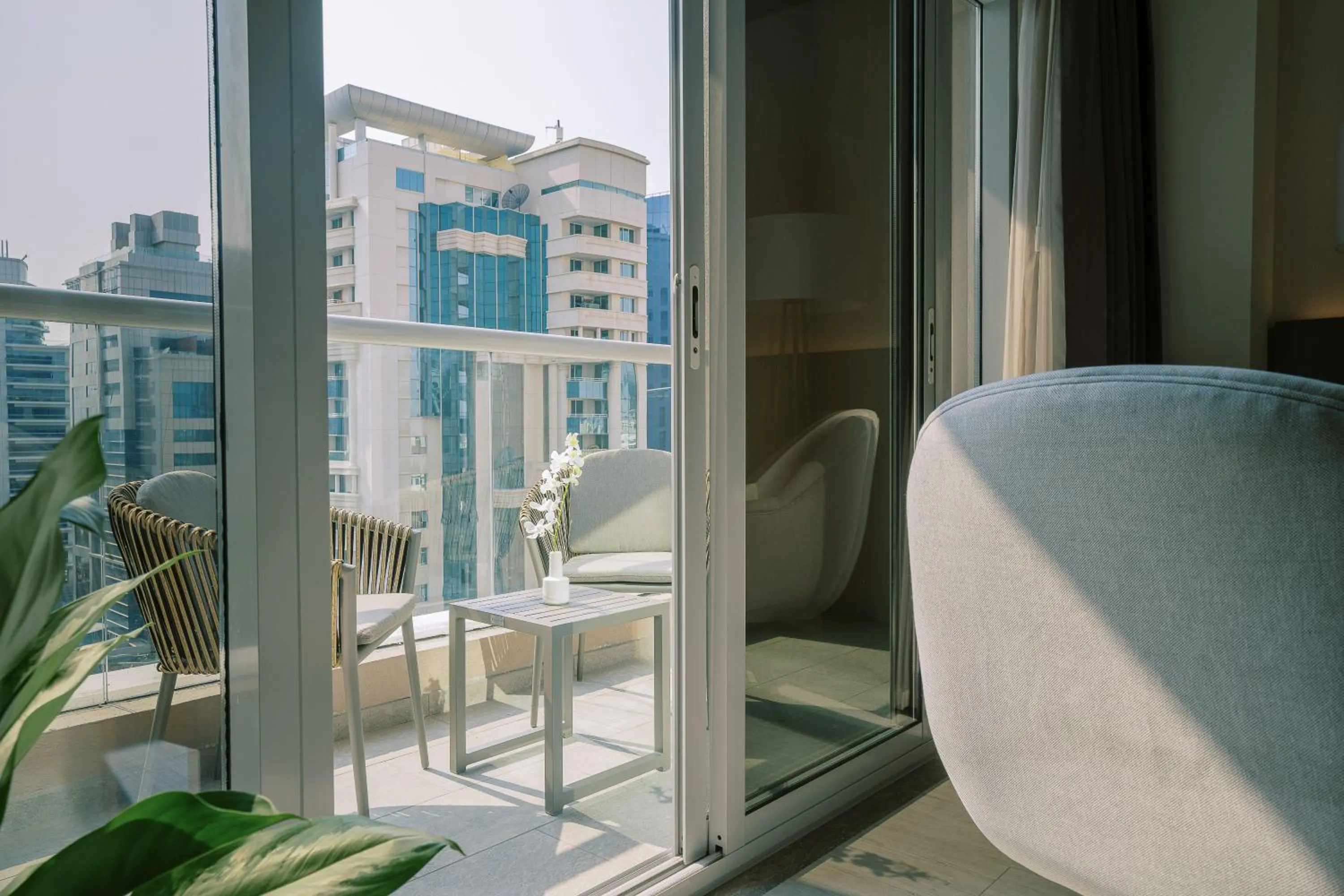 Balcony/Terrace in Khalidia Palace Hotel Dubai by Mourouj Gloria