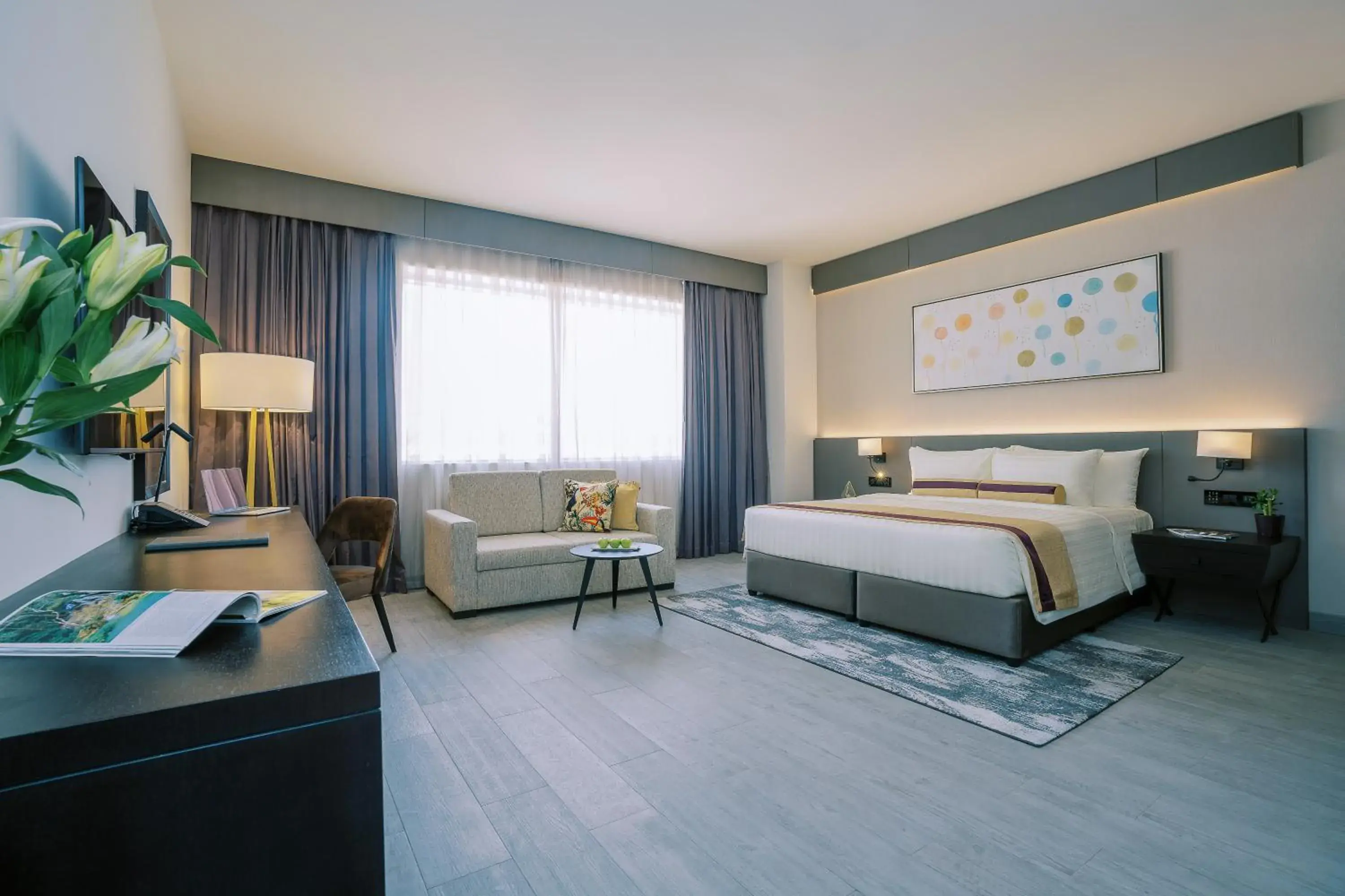 Bed in Khalidia Palace Hotel Dubai by Mourouj Gloria Bed in Khalidia Palace Hotel Dubai by Mourouj Gloria