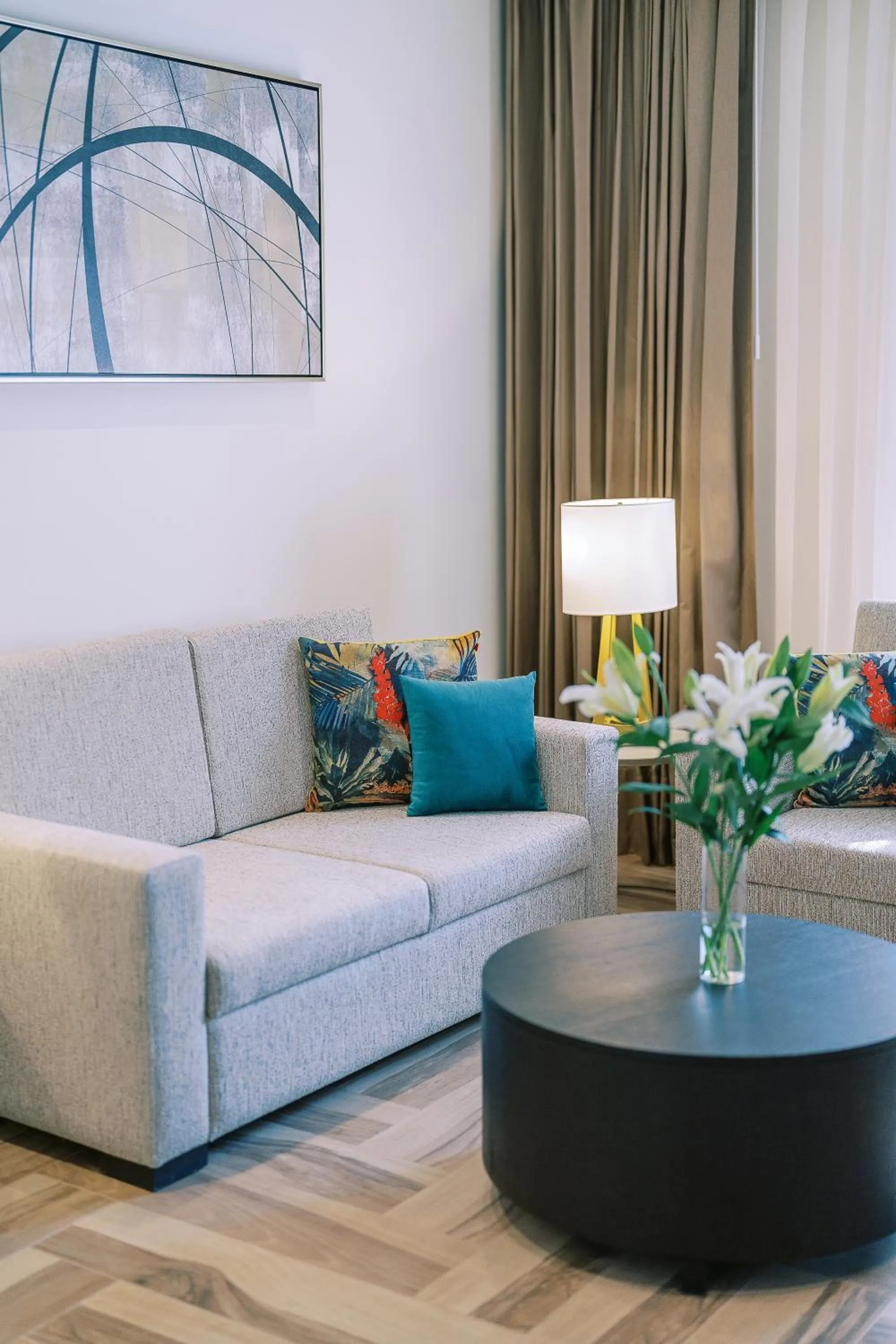 Living room in Khalidia Palace Hotel Dubai by Mourouj Gloria