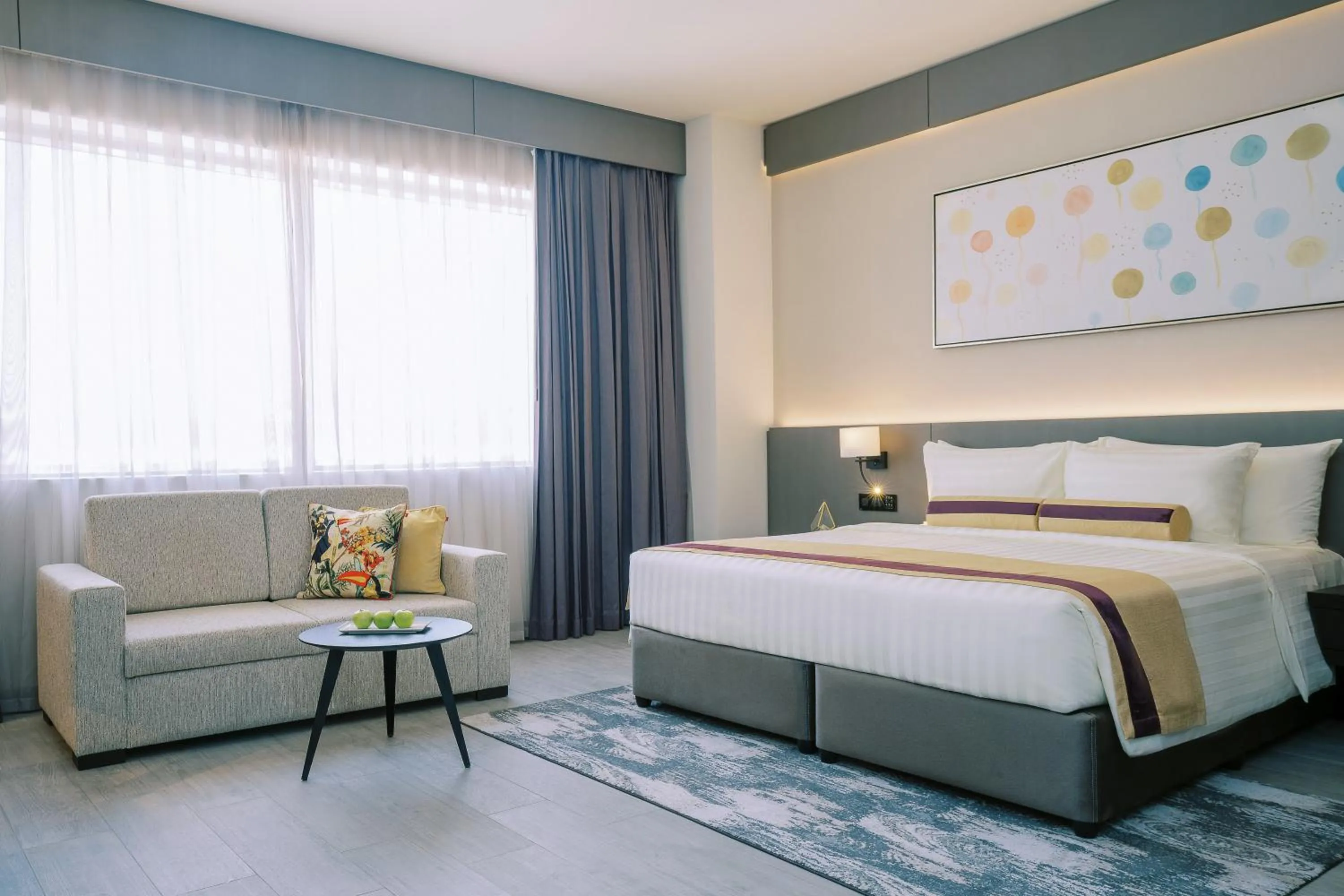 Bed in Khalidia Palace Hotel Dubai by Mourouj Gloria