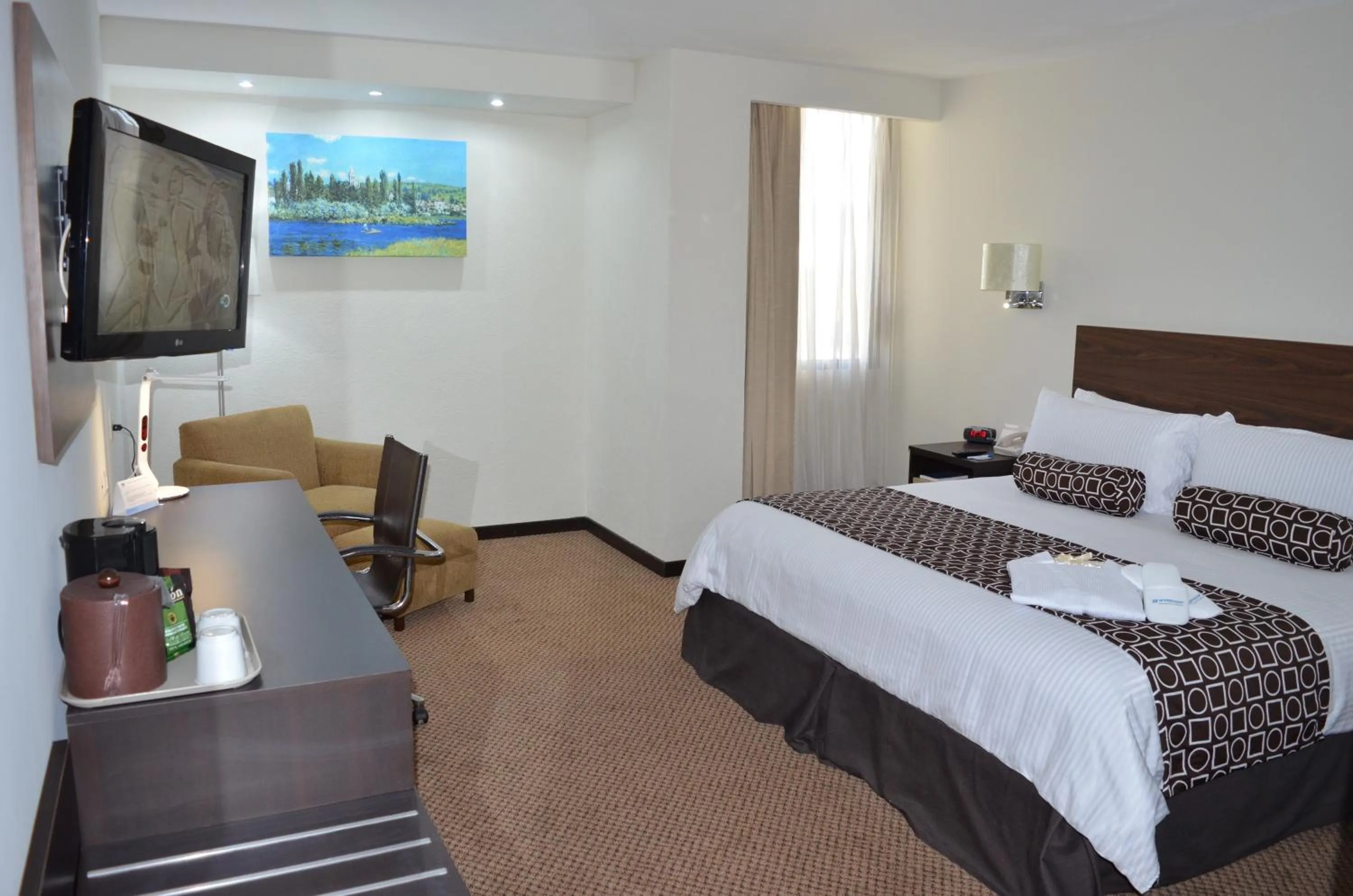 Bedroom, Bed in Wyndham Executivo Culiacan