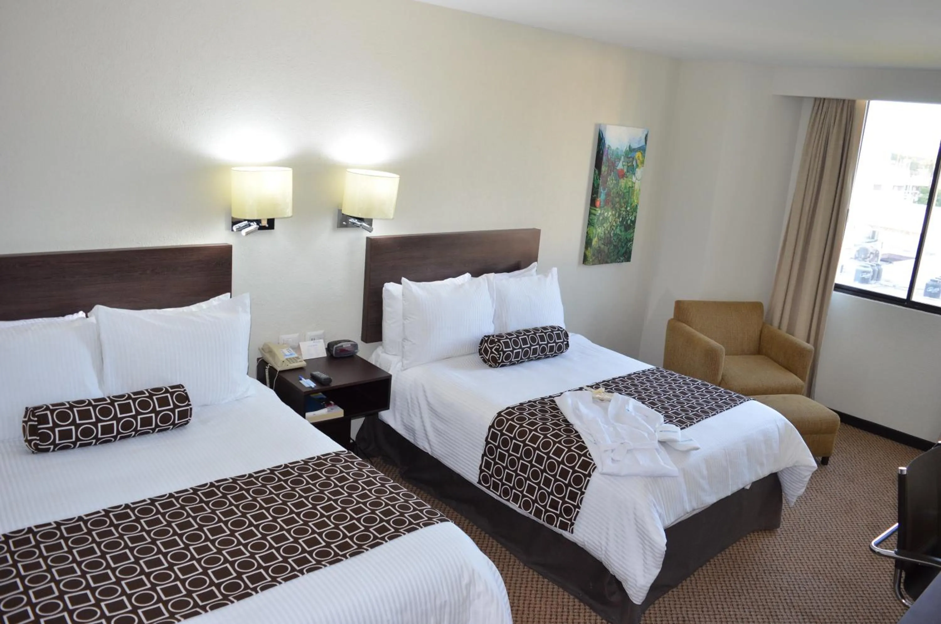Bedroom, Bed in Wyndham Executivo Culiacan