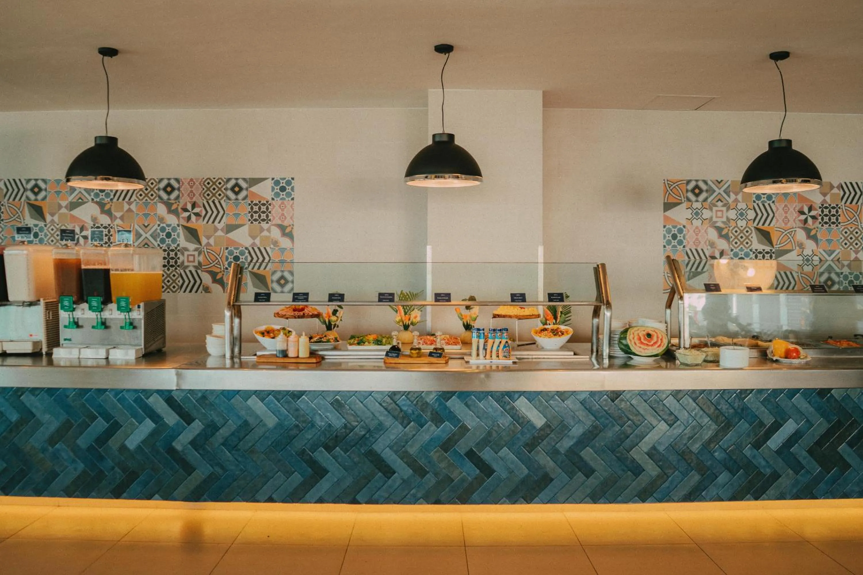 Buffet breakfast in Oceano Palace