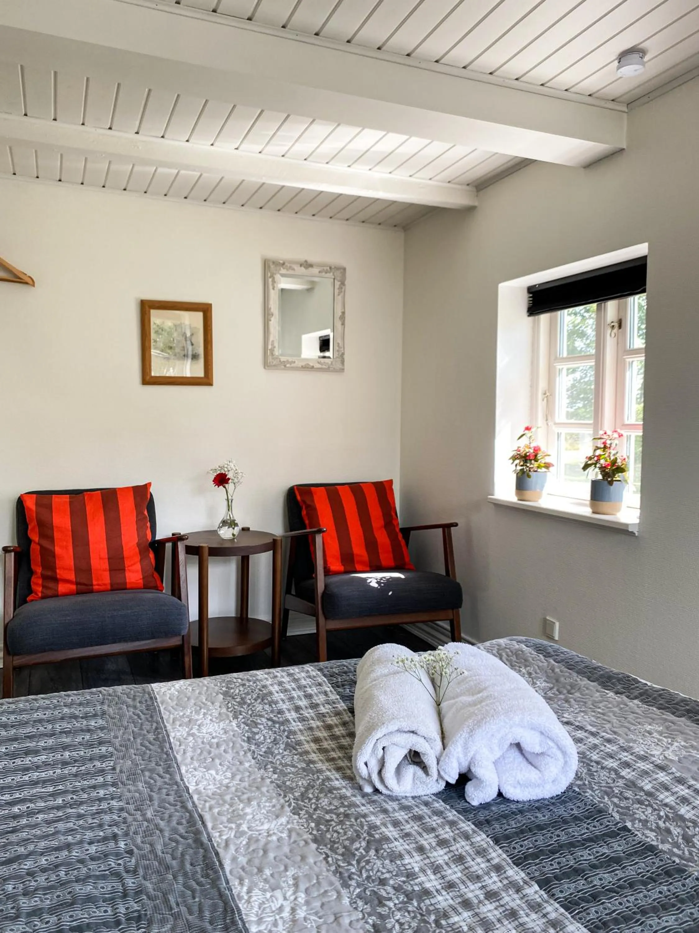 Bedroom, Bed in Sunbjerre B&B