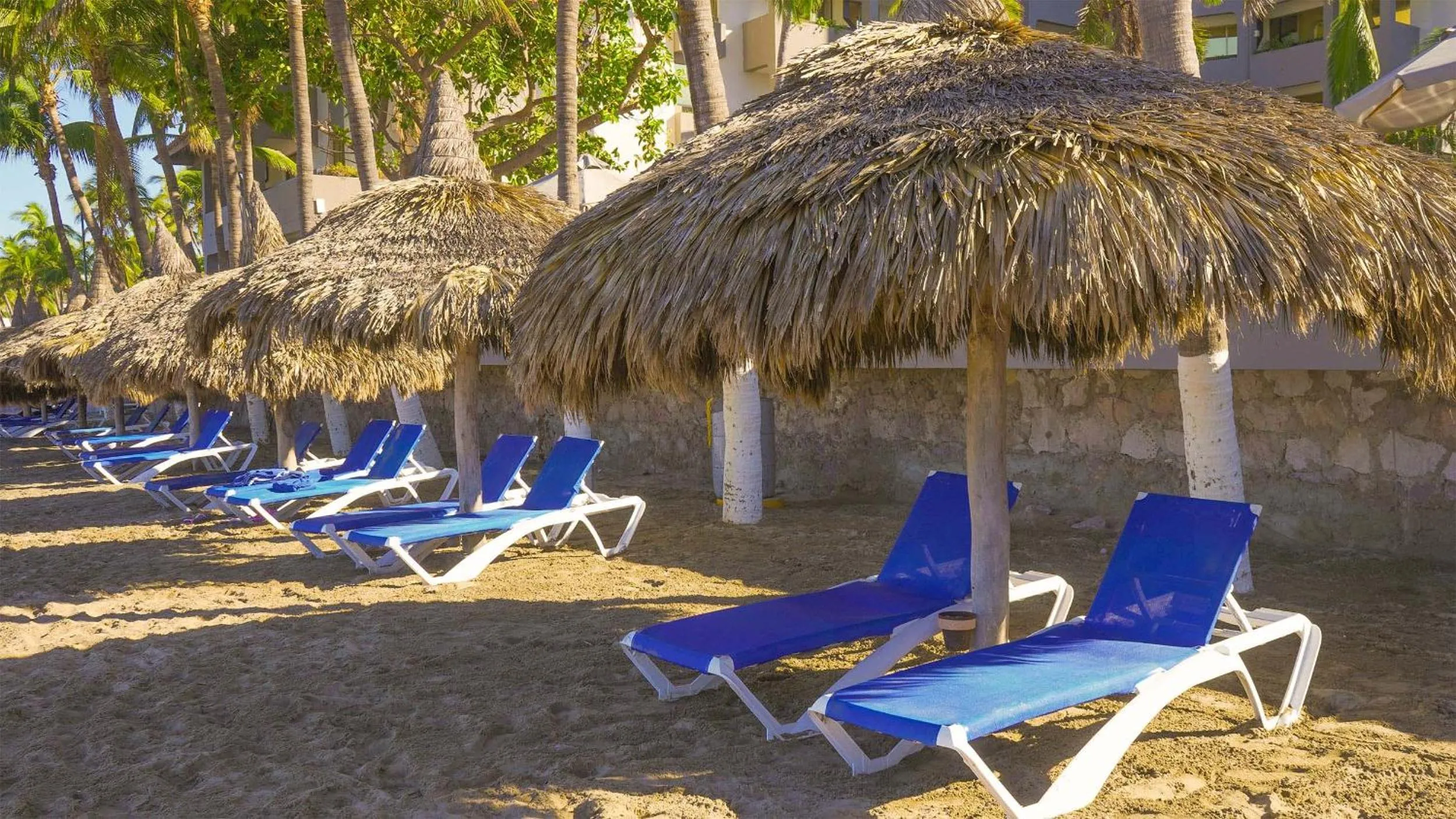 sunbed in Luna Palace