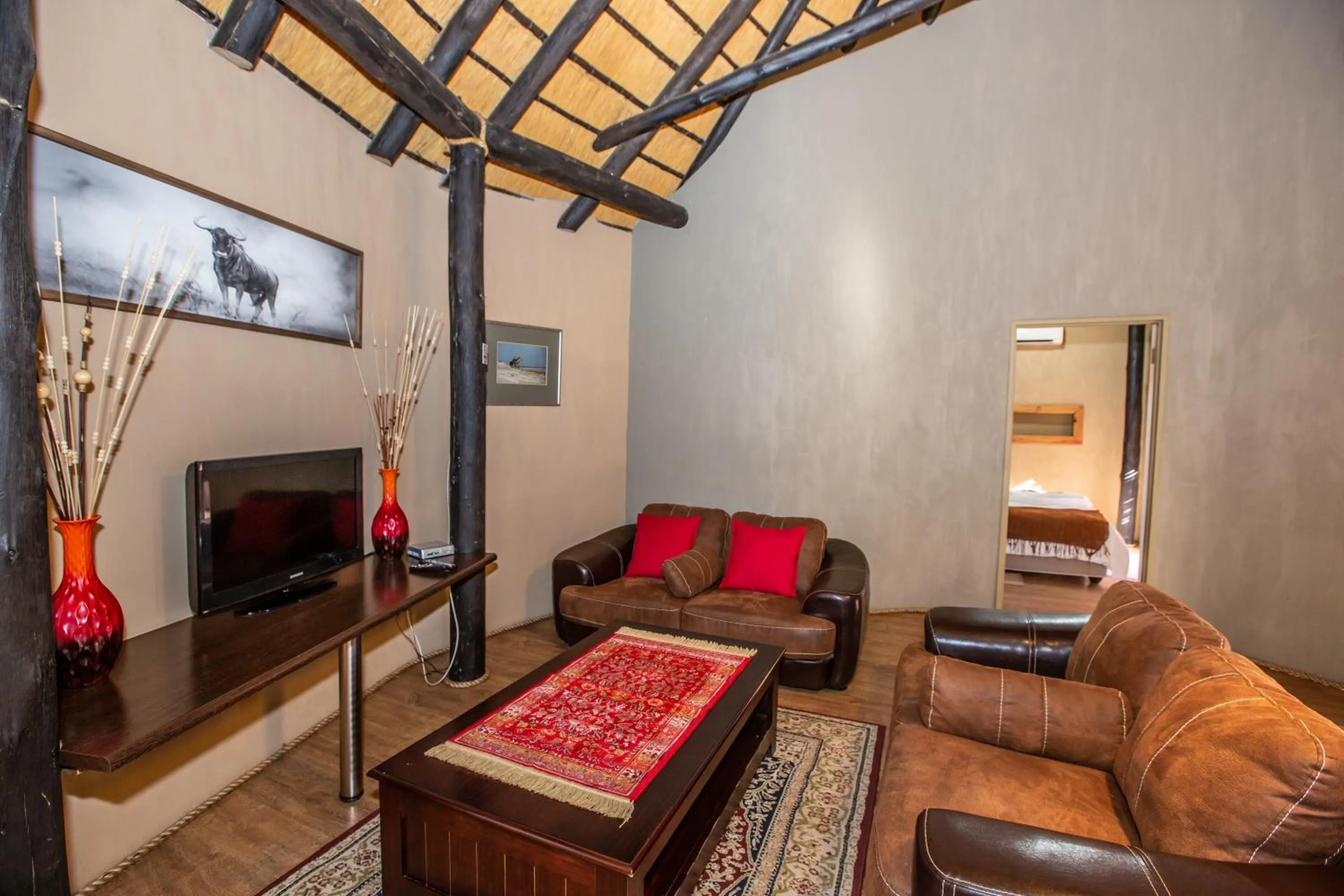 Living room in Lapa Lange Game Lodge