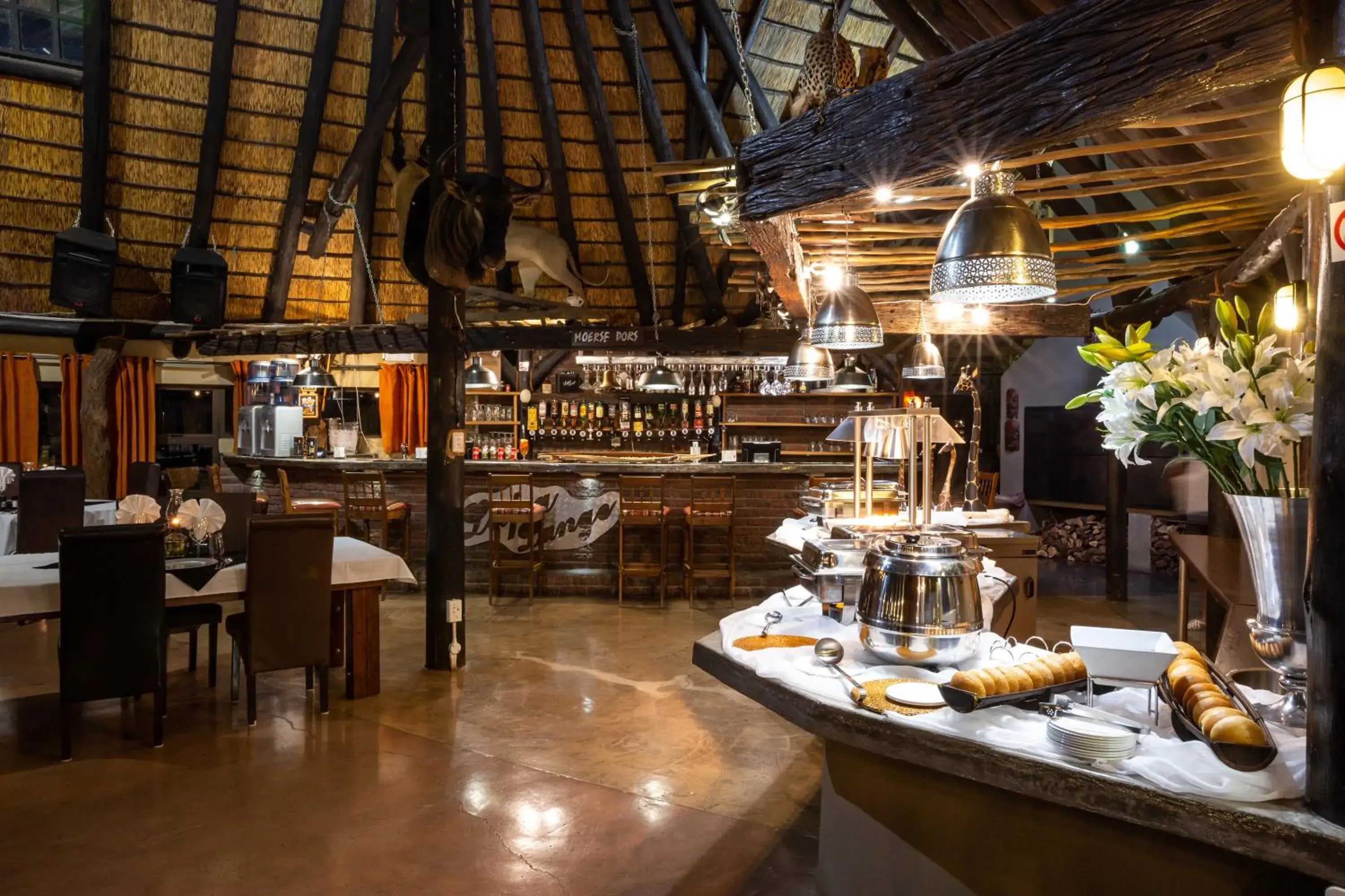 Lounge or bar in Lapa Lange Game Lodge Lounge or bar in Lapa Lange Game Lodge